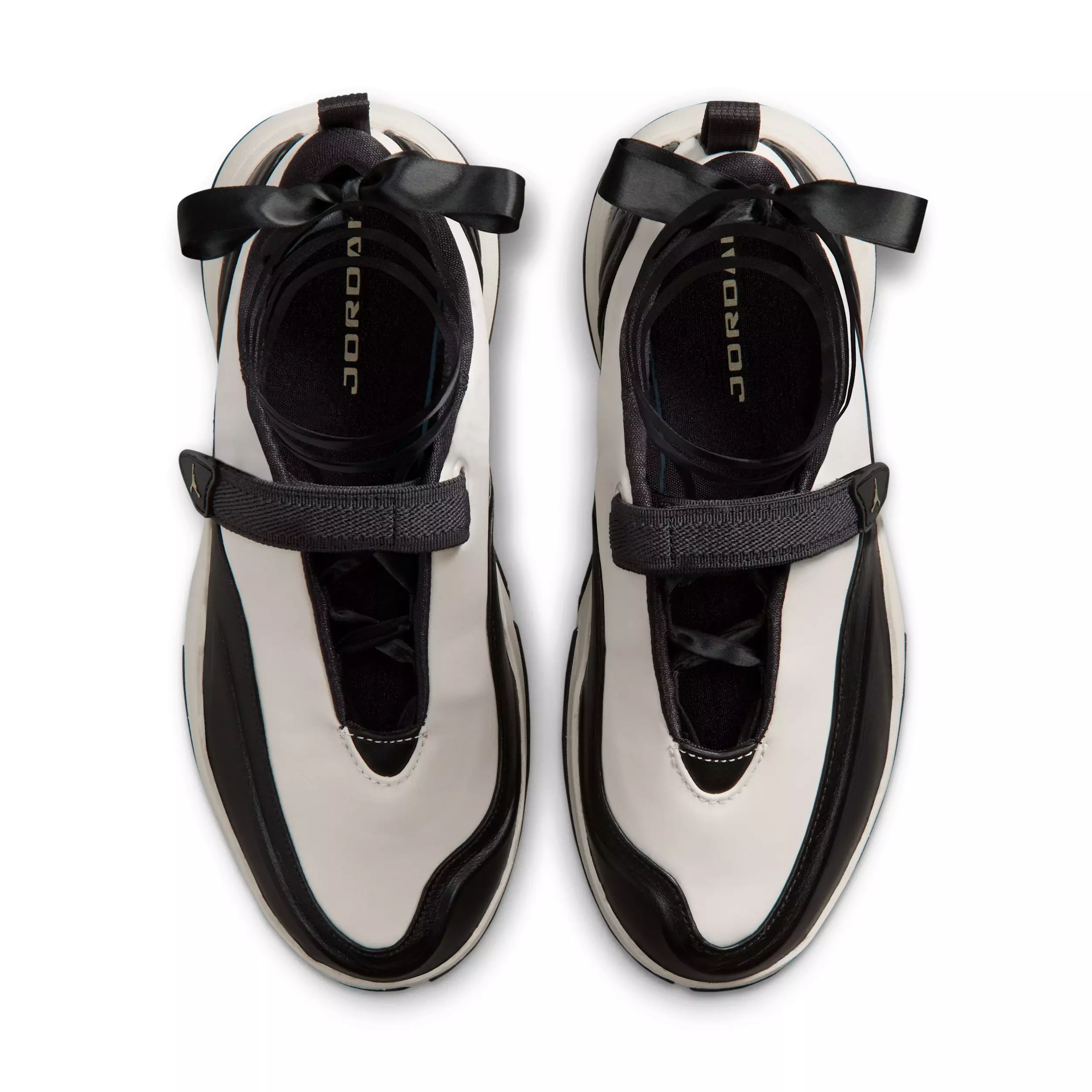 Jordan Pointe "Black/Chalk/Flat Gold Star" Women's Shoe - BLACK/CHALK/GOLD