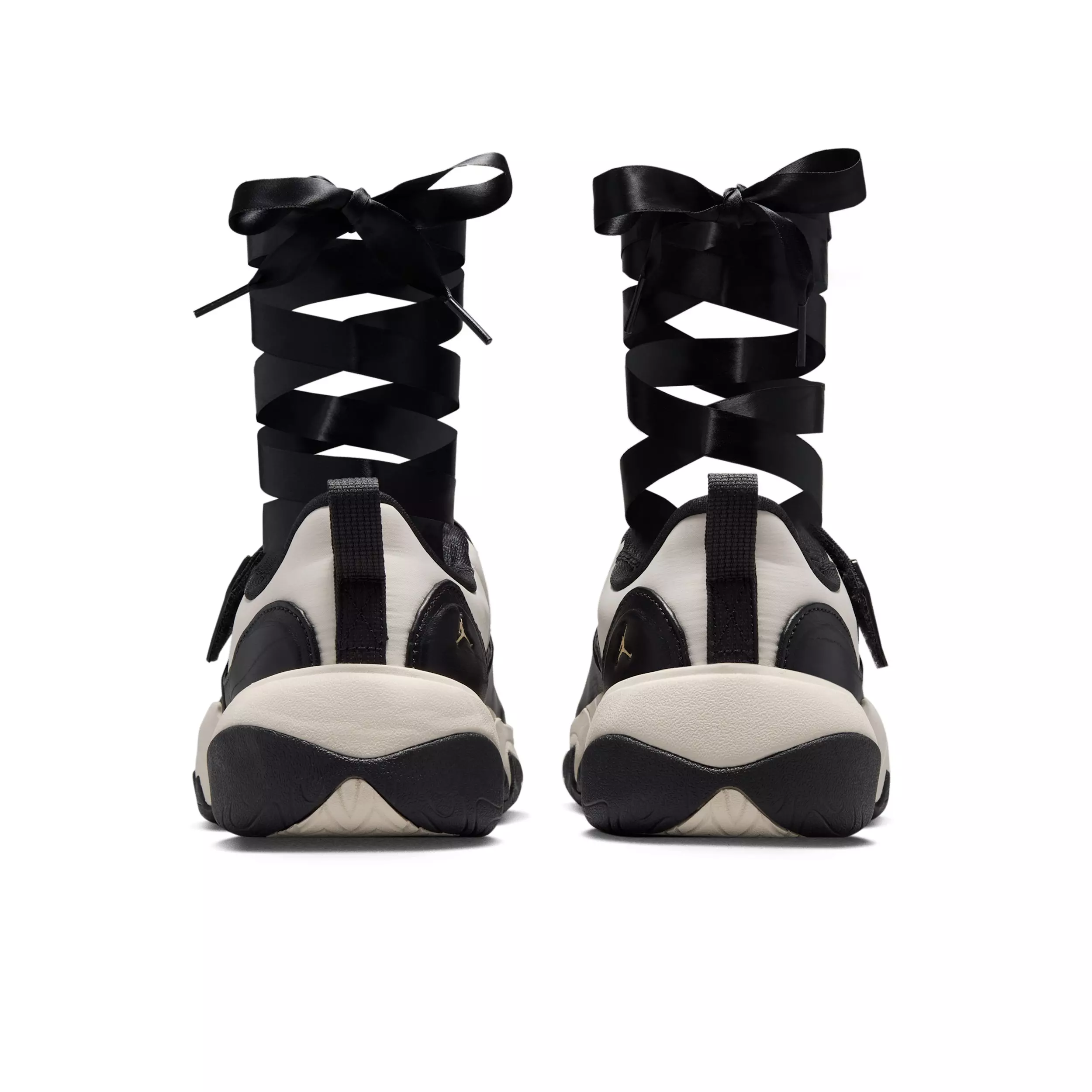 Jordan Pointe "Black/Chalk/Flat Gold Star" Women's Shoe - BLACK/CHALK/GOLD