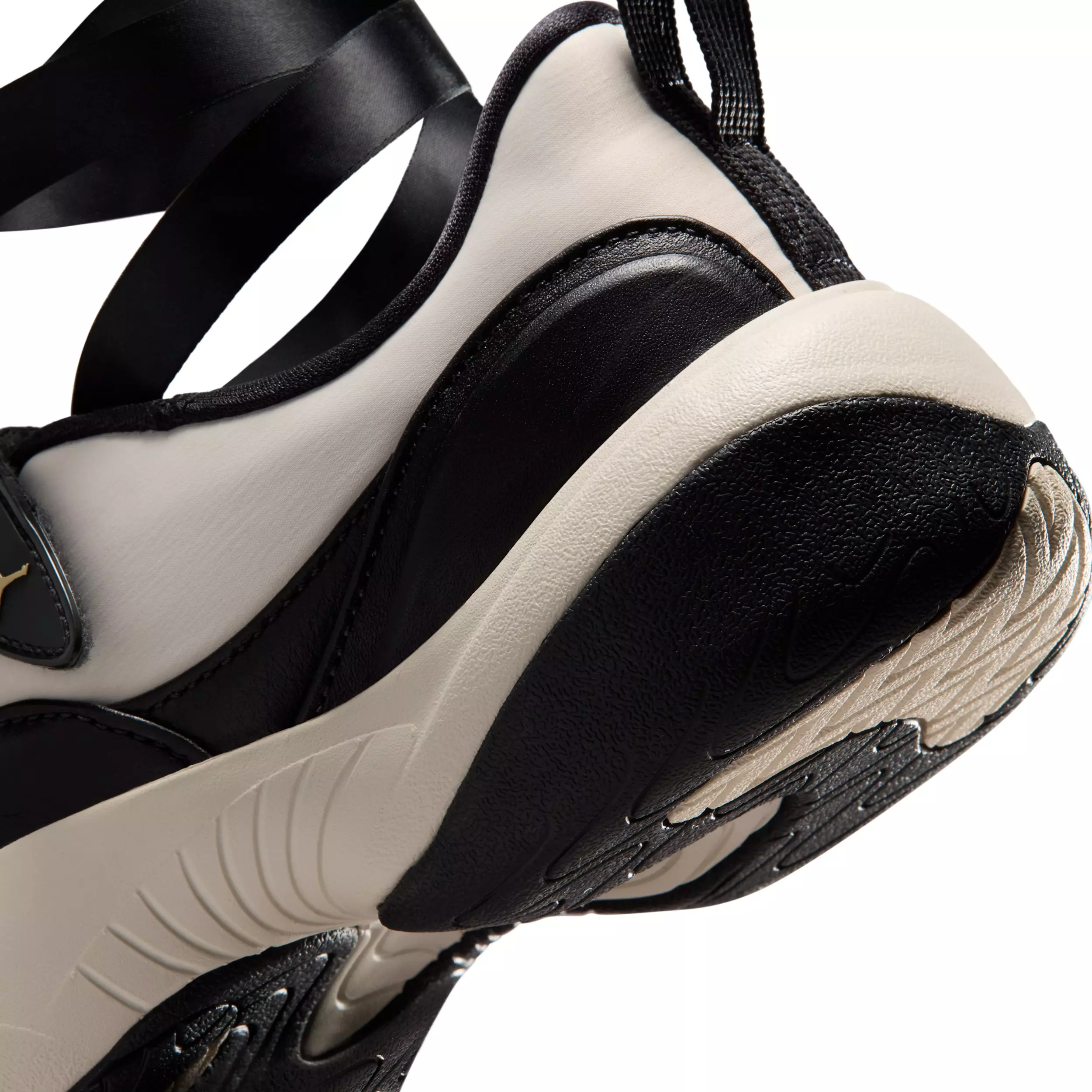 Jordan Pointe "Black/Chalk/Flat Gold Star" Women's Shoe - BLACK/CHALK/GOLD