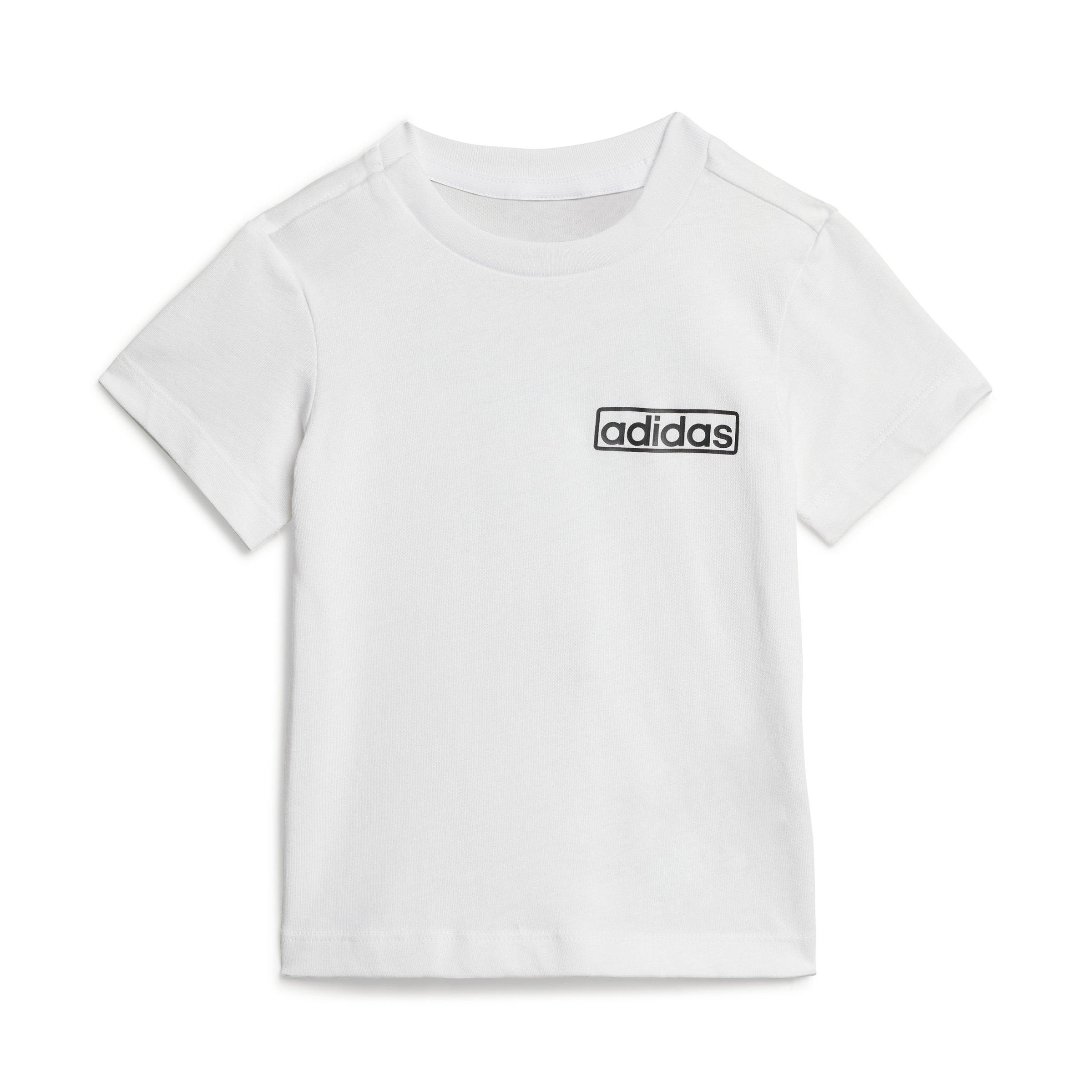 adidas Originals Adibreak Tee Infant Boys' White/Black Set