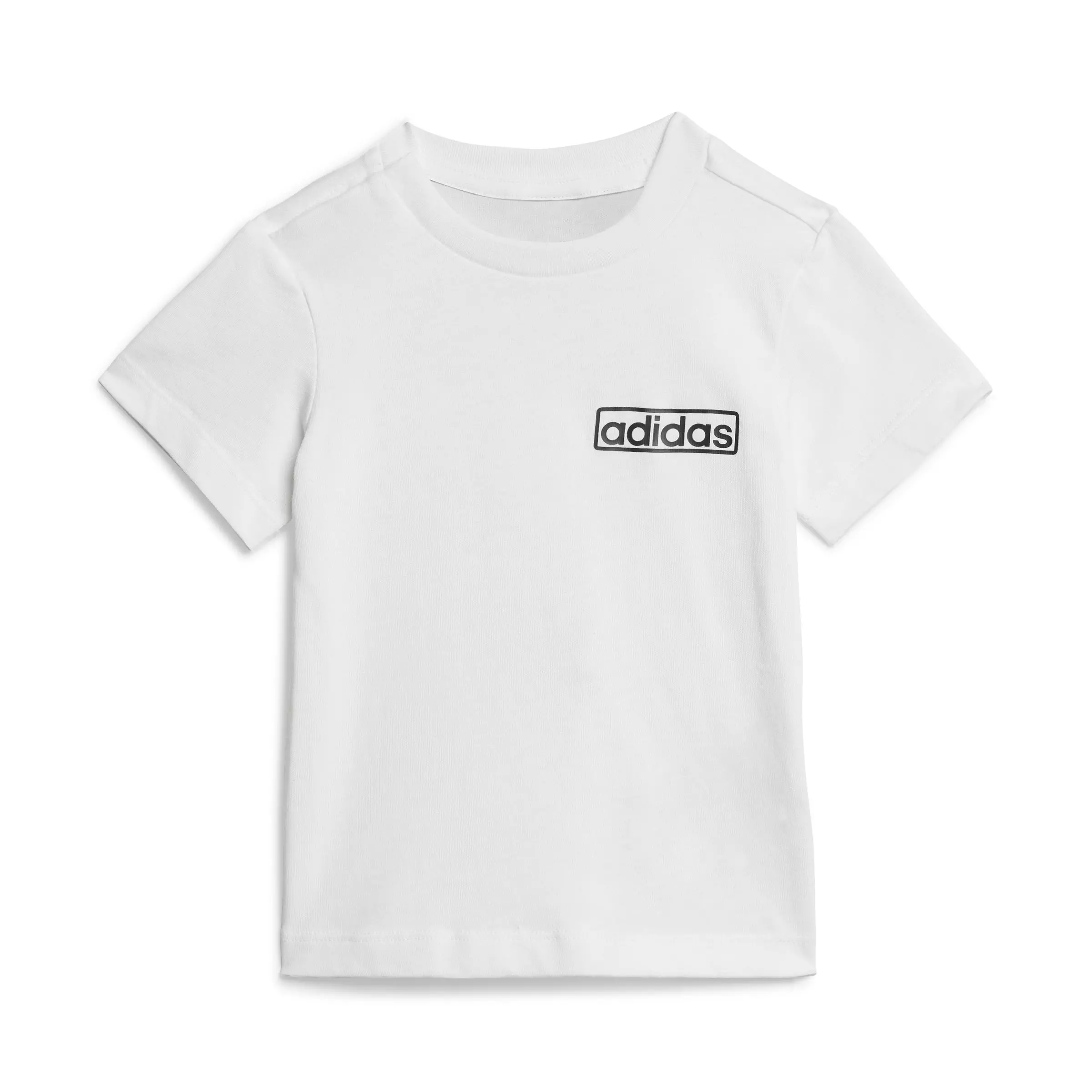 adidas Originals Infant Boys' Adibreak Tee Set -White/Black - WHITE/BLACK