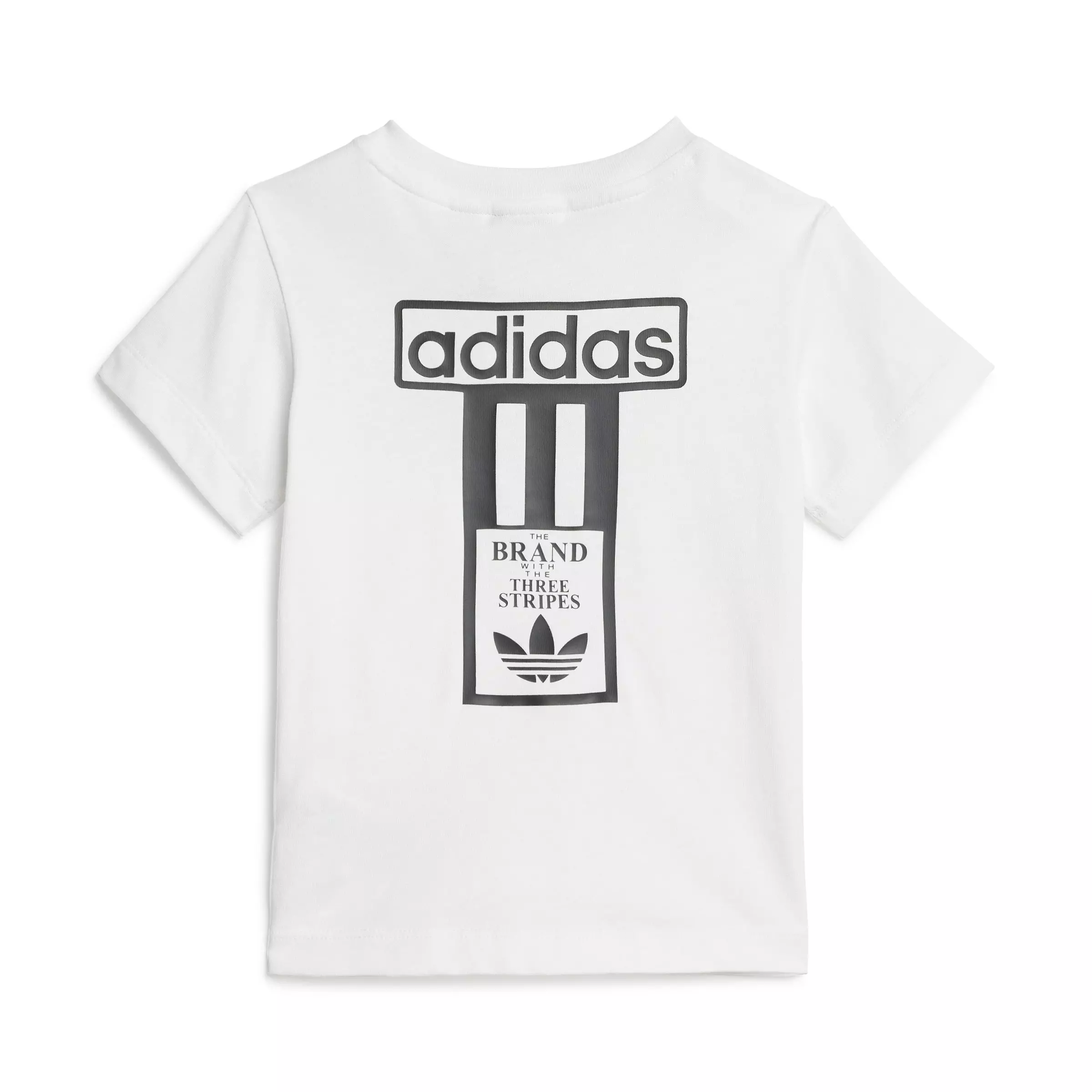 adidas Originals Infant Boys' Adibreak Tee Set -White/Black - WHITE/BLACK