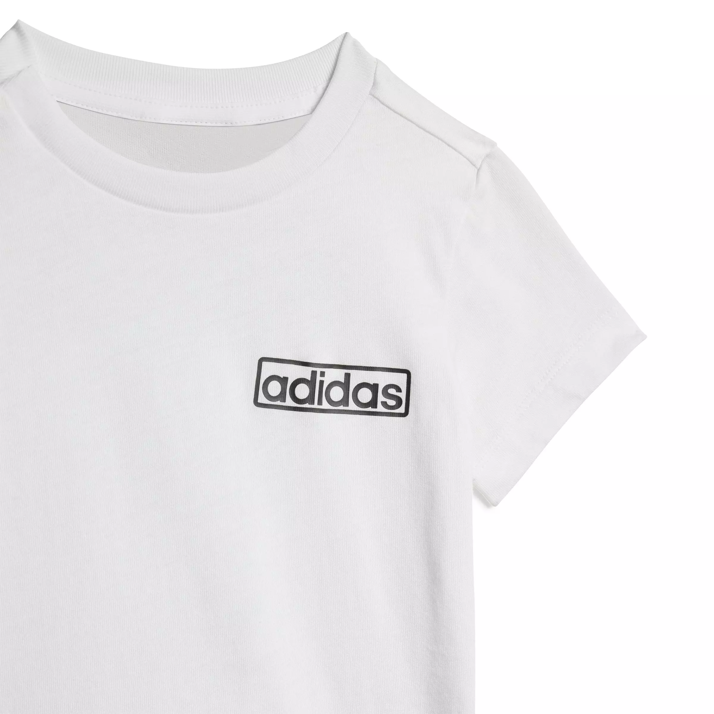 adidas Originals Infant Boys' Adibreak Tee Set -White/Black - WHITE/BLACK