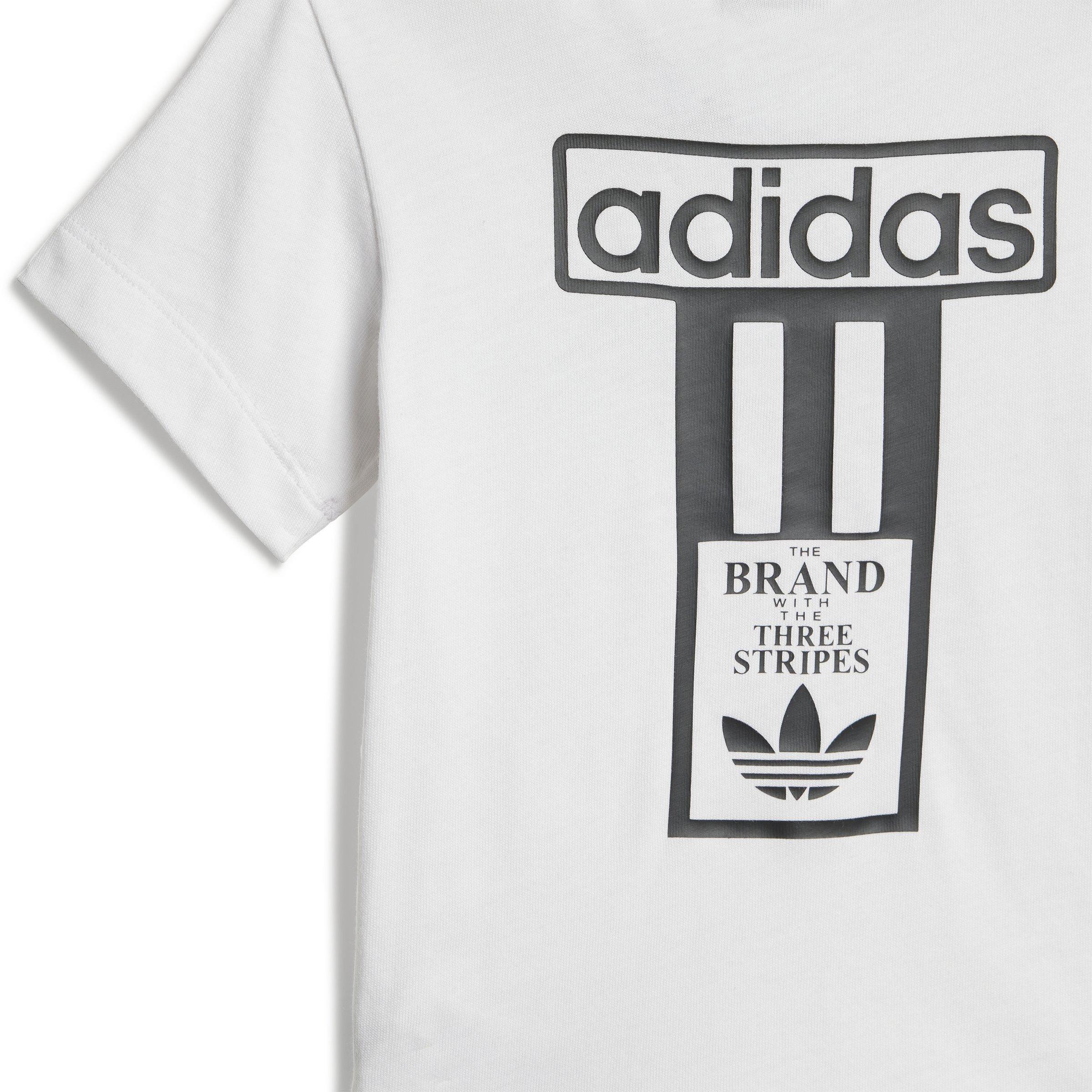 adidas Originals Adibreak Tee Infant Boys' White/Black Set