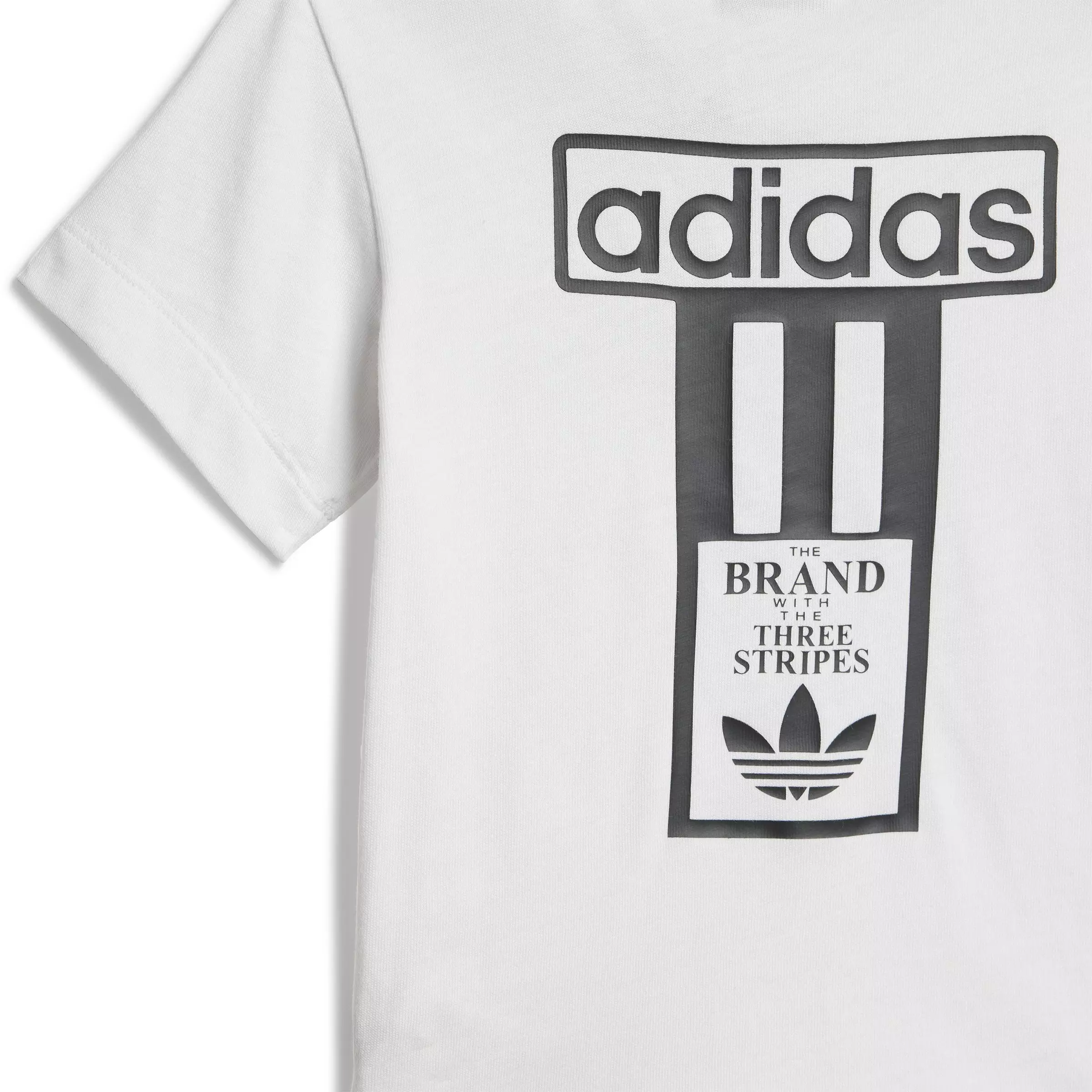 adidas Originals Infant Boys' Adibreak Tee Set -White/Black - WHITE/BLACK