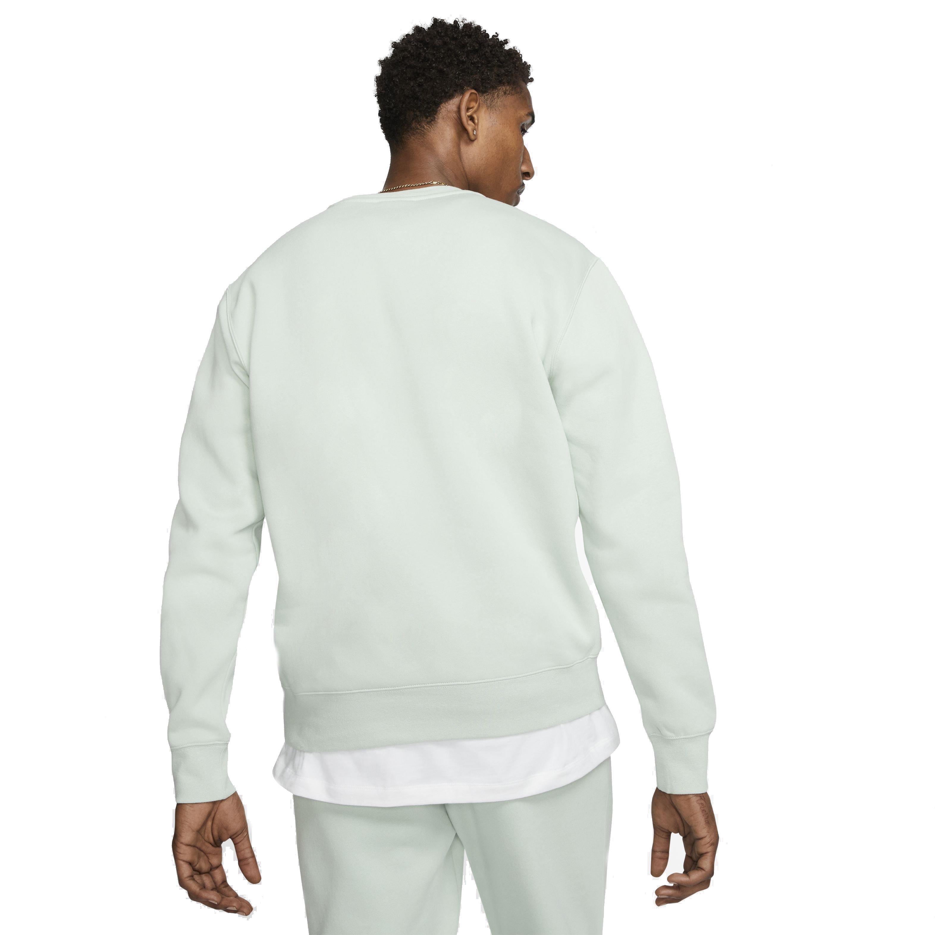 Nike Men's Sportswear Club Sweatshirt - LT GREEN Thumbnail View 2