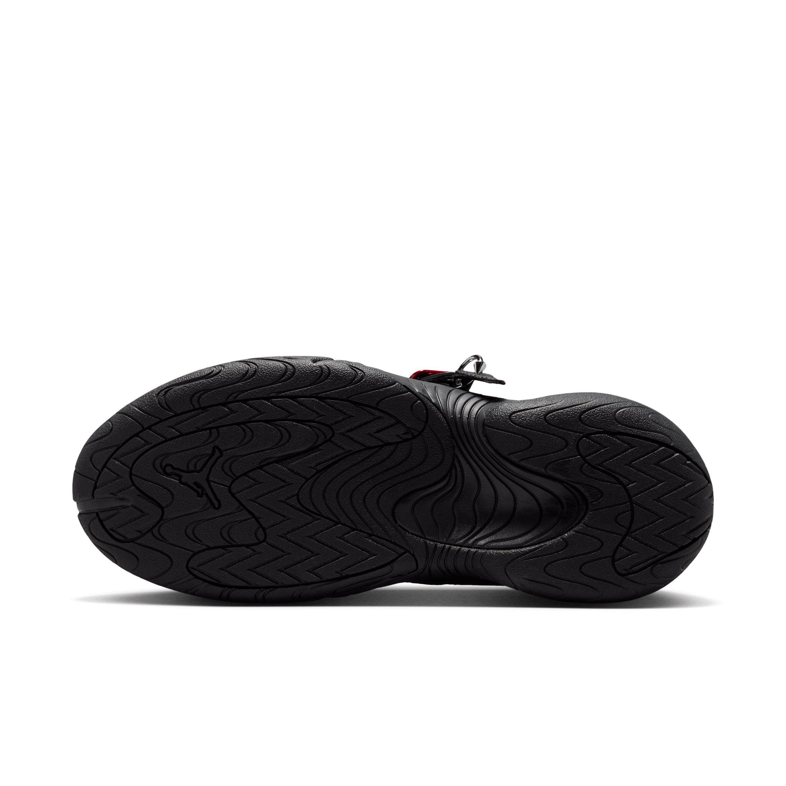 Jordan Pointe "White/Black/Metallic Silver/University Red" Women's Shoe - WHITE/BLACK/SILVER/RED