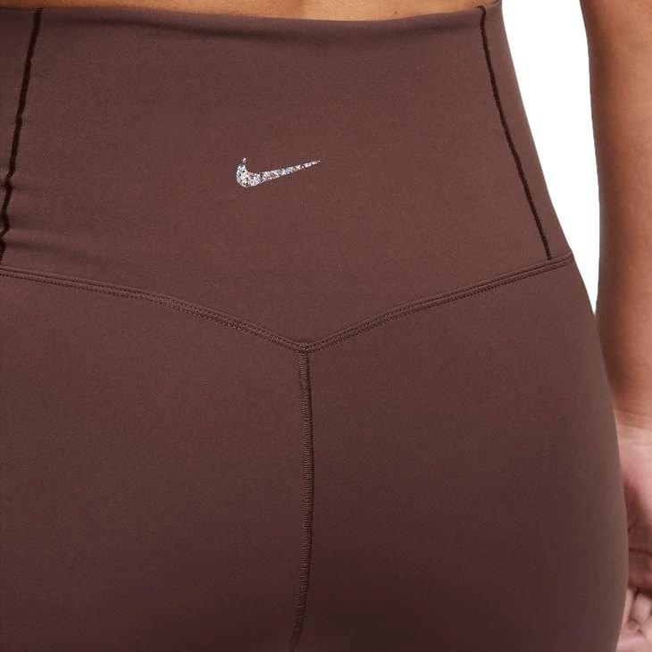 Nike Women's Dri-FIT Luxe Pants - BROWN Thumbnail View 3