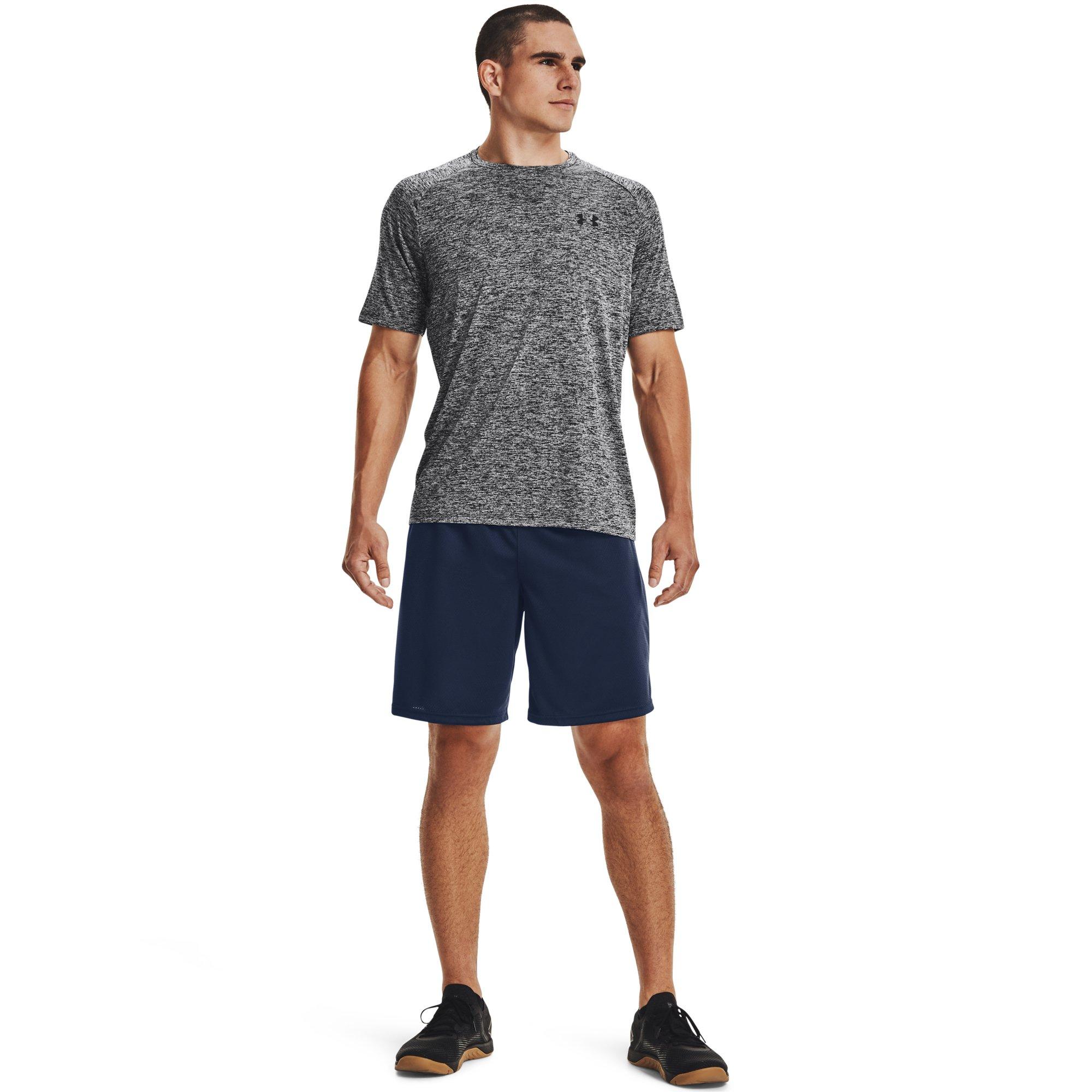 Under Armour Men's Tech Mesh Navy Shorts - NAVY Thumbnail View 3