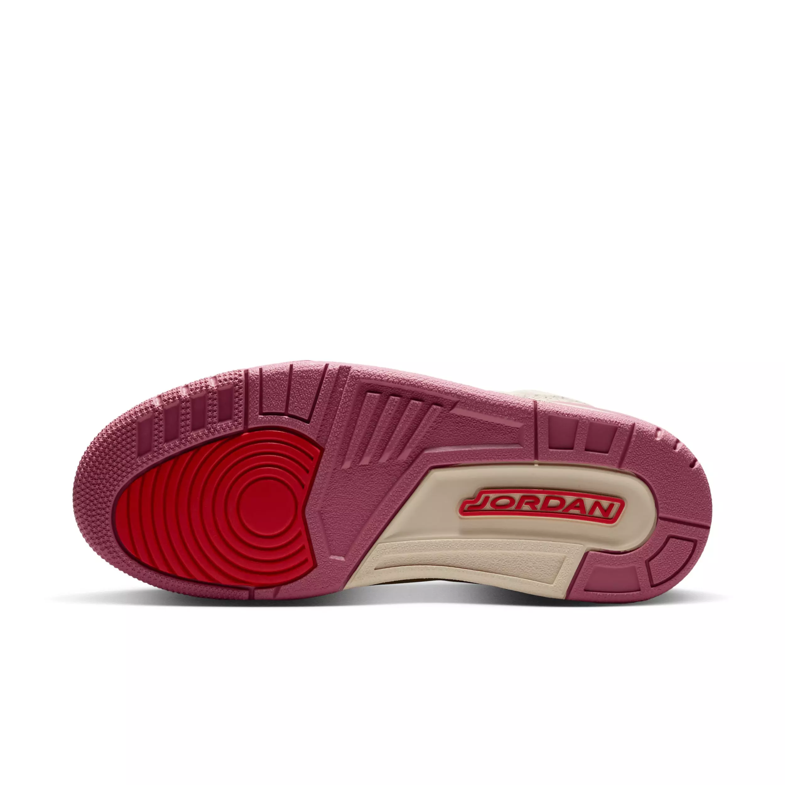 Jordan Spizike Low "Pale Ivory/Track Red/Coconut Milk/Desert Berry" Women's Shoe - IVORY/RED/MILK/BERRY