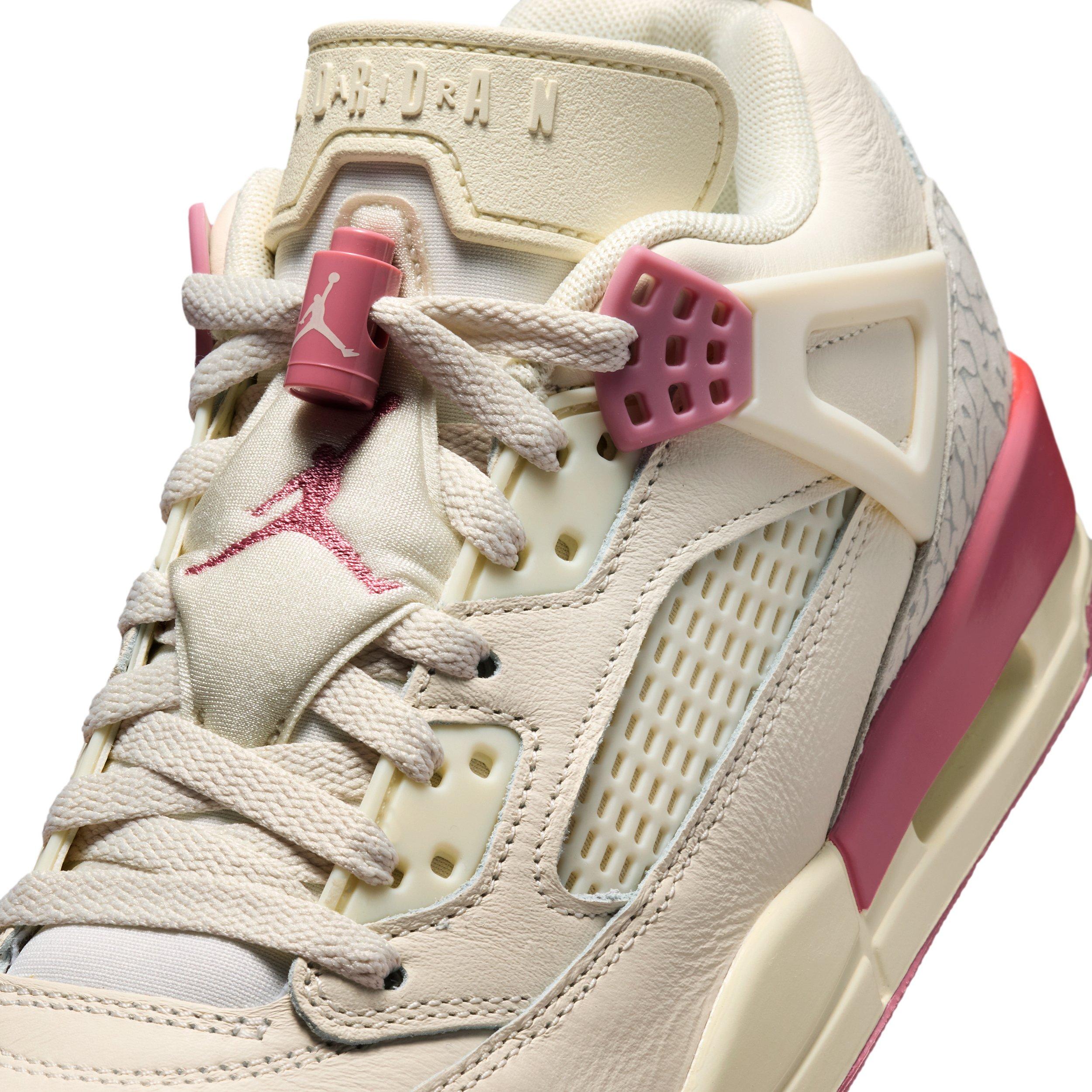Jordan Spizike Low "Pale Ivory/Track Red/Coconut Milk/Desert Berry" Women's Shoe - IVORY/RED/MILK/BERRY Thumbnail View 7