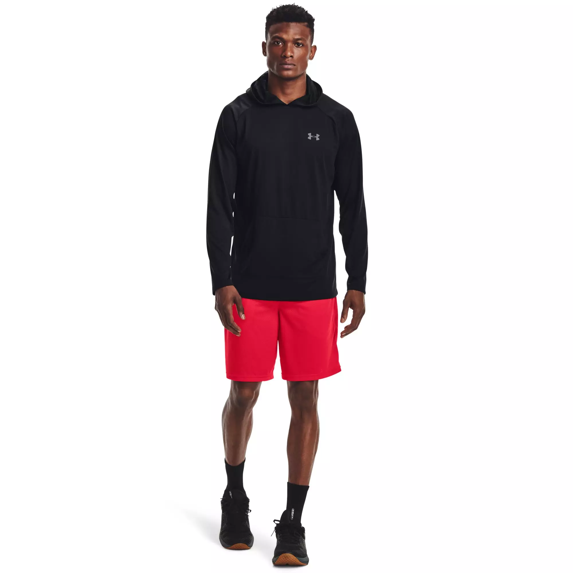 Under Armour Men's Tech Mesh Red Shorts - RED