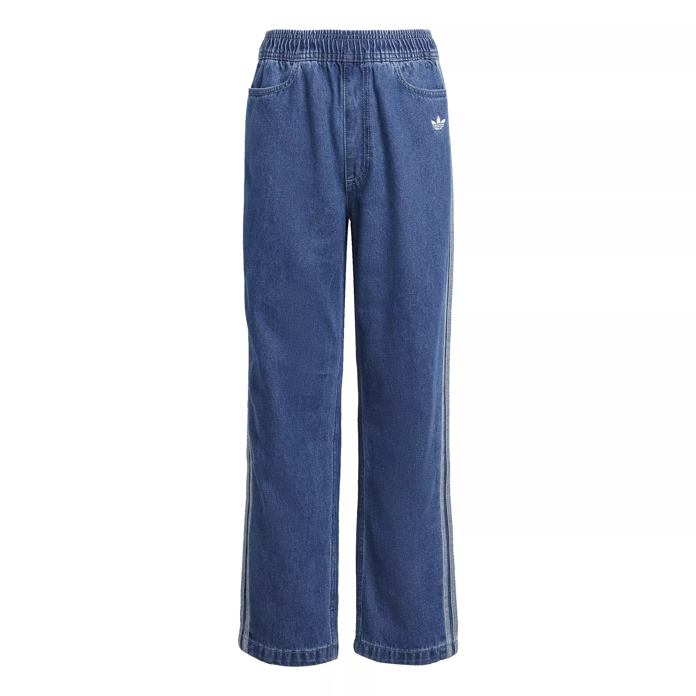 adidas Originals Big Kids' Joggers - Medium Blue Denim - BLUE