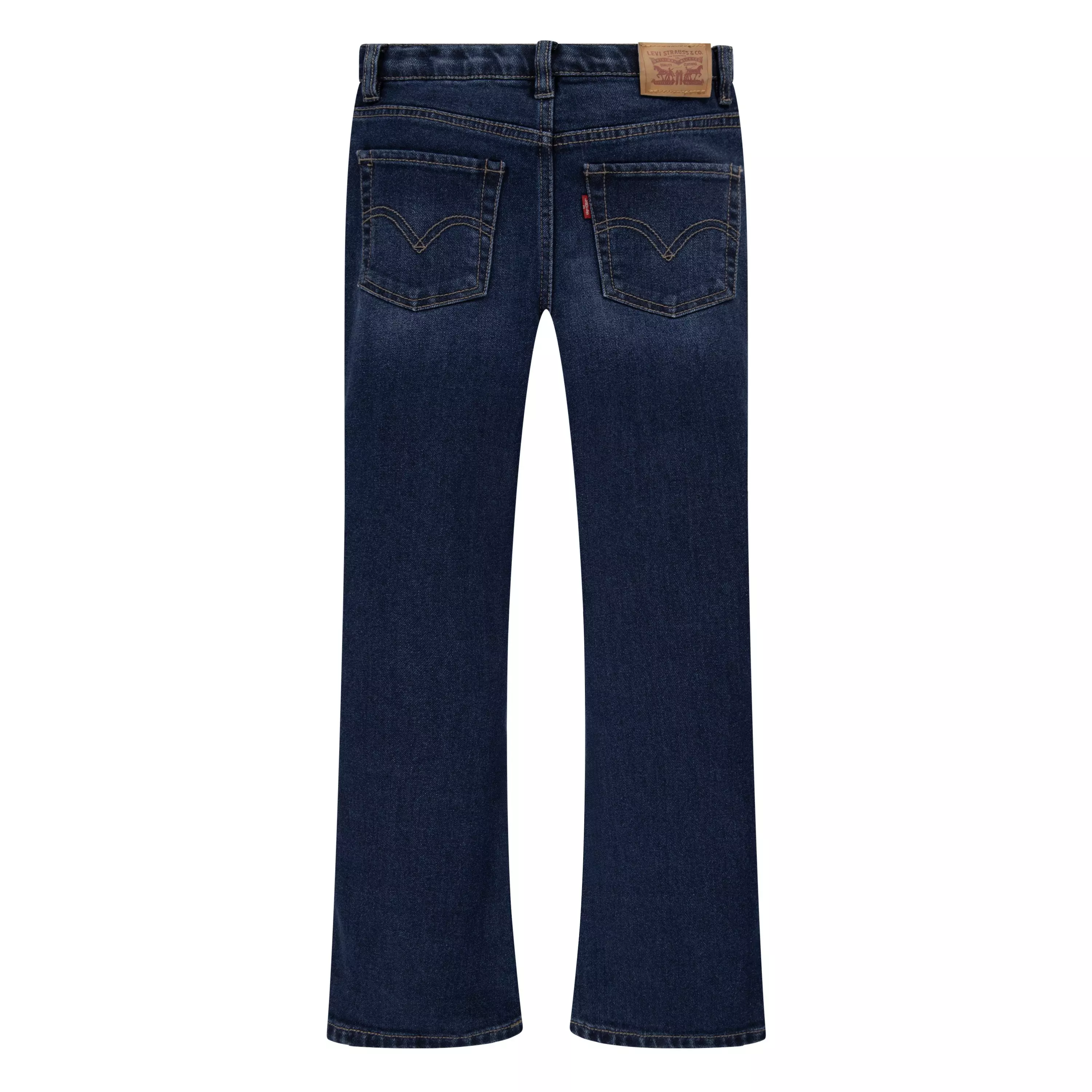 Levi's Big Girls' 726 High Rise Flare Navy Wash Denim Jeans - NAVY