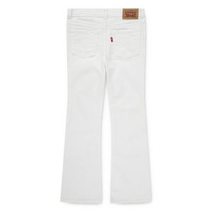 Levi's Little Girls' 726 High Rise Flare Wash Denim Jeans Cream