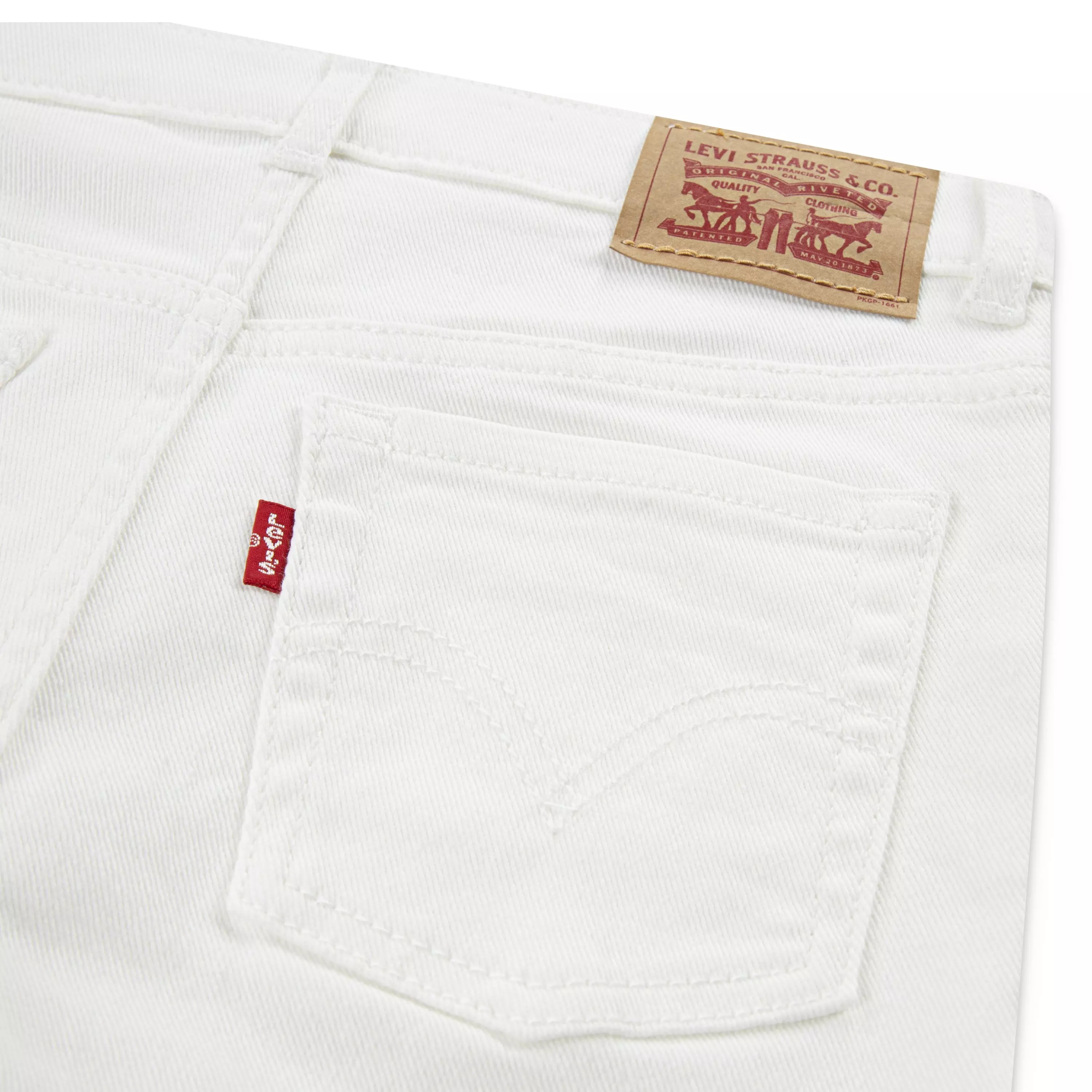 Levi's Little Girls' 726 High Rise Flare Wash Denim Jeans Cream - CREAM