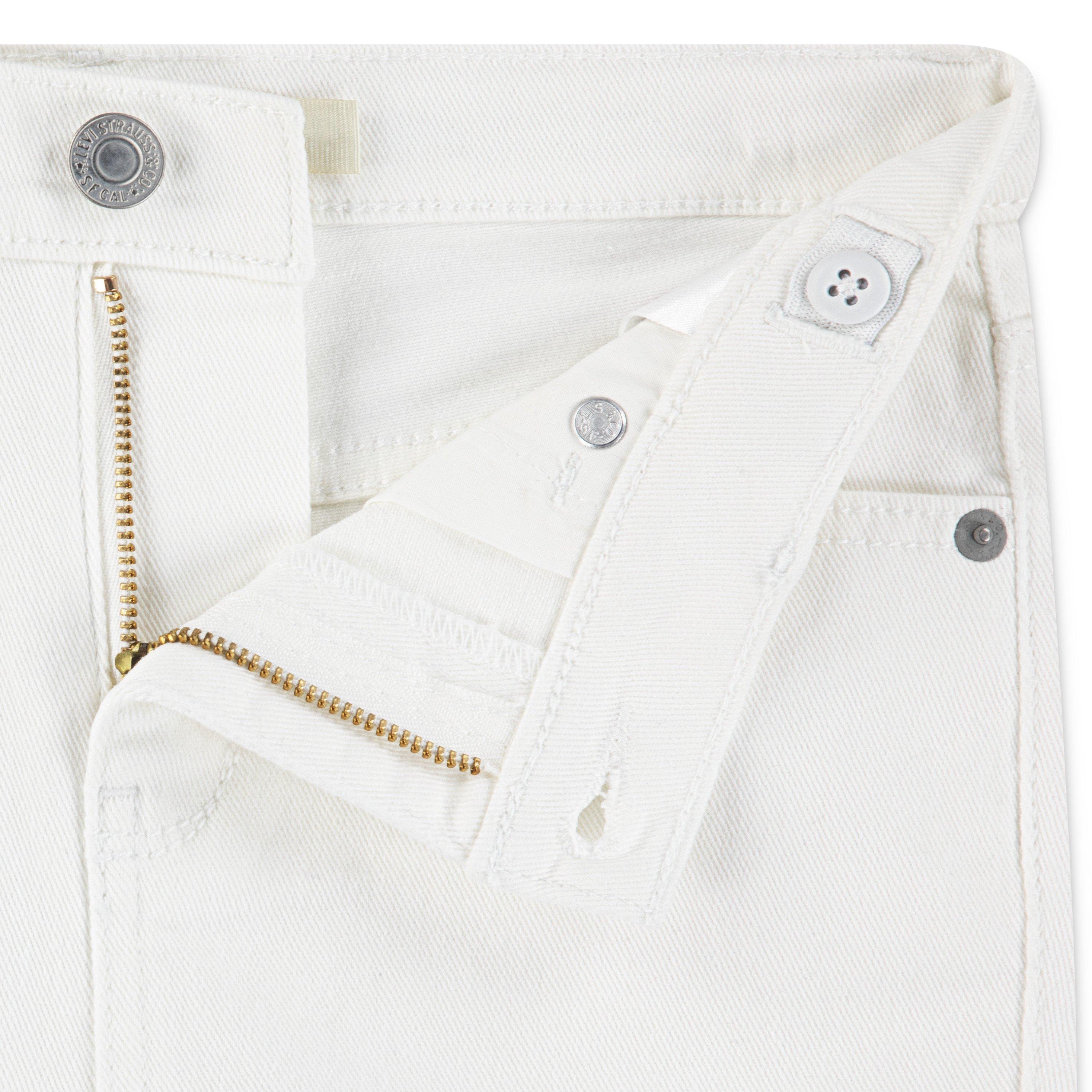 Levi's 726 High Rise Flare Big Girls' Cream Wash Denim Jeans