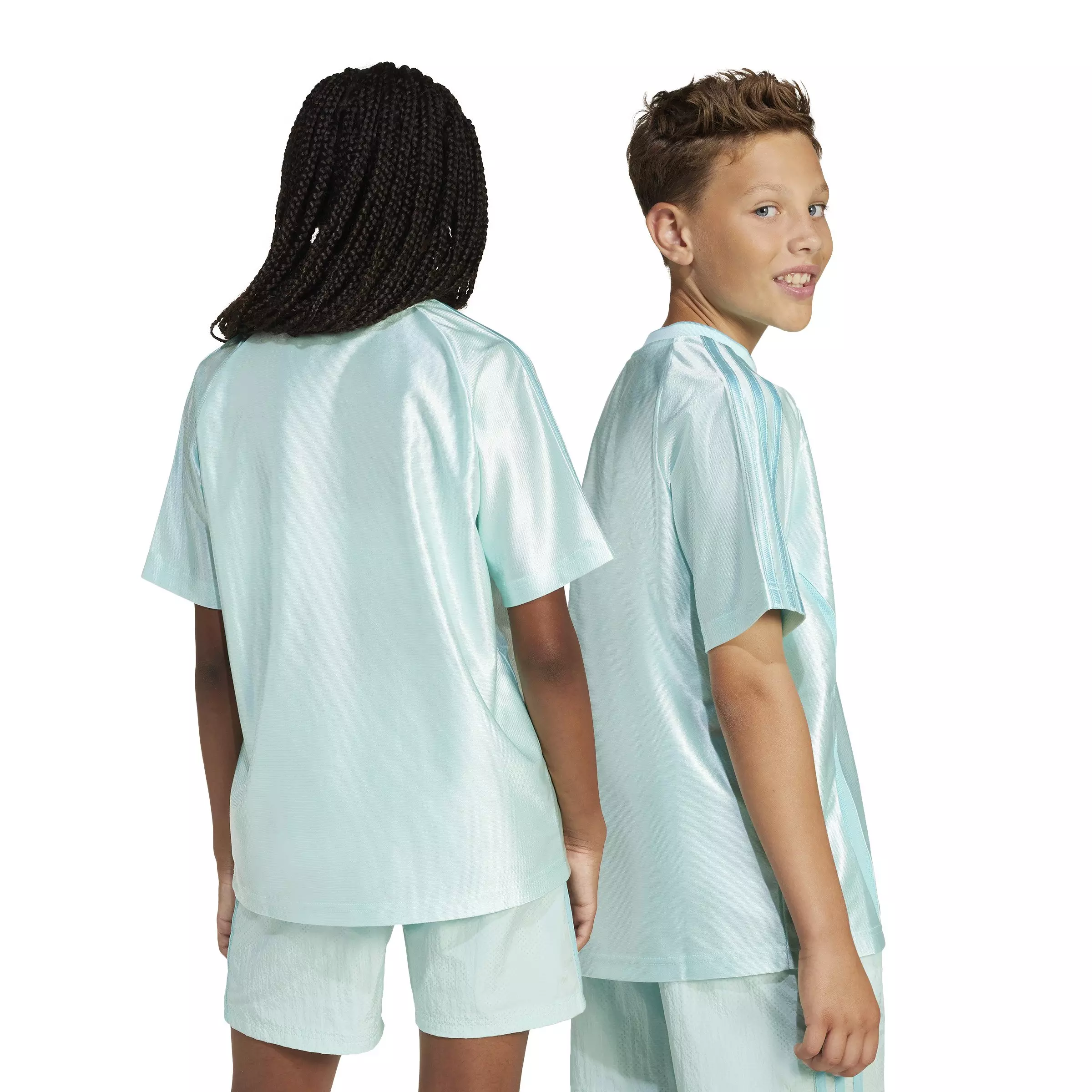 adidas Originals Big Kids' Teamgeist T-Shirt - Blue - BLUE