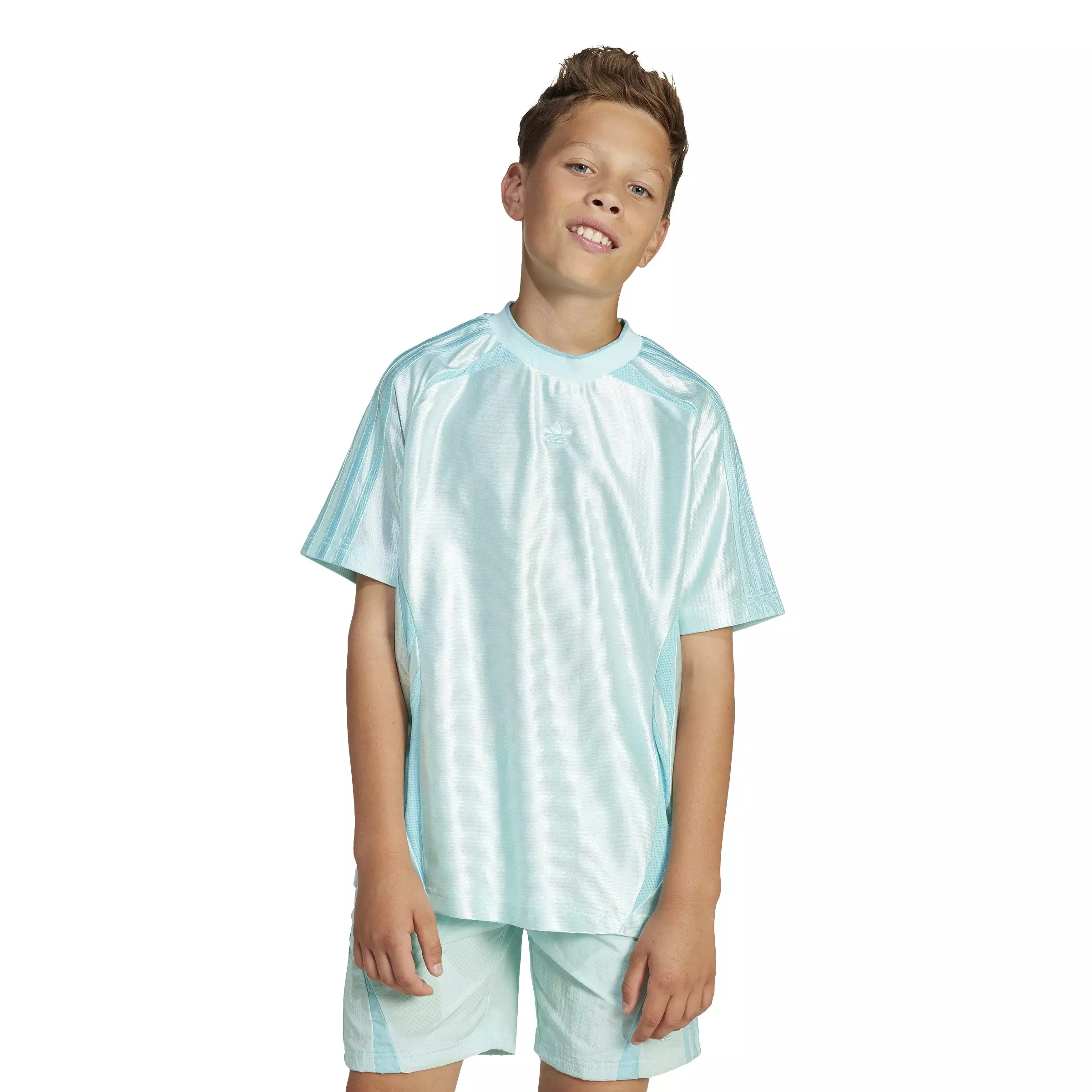 adidas Originals Big Kids' Teamgeist T-Shirt - Blue - BLUE