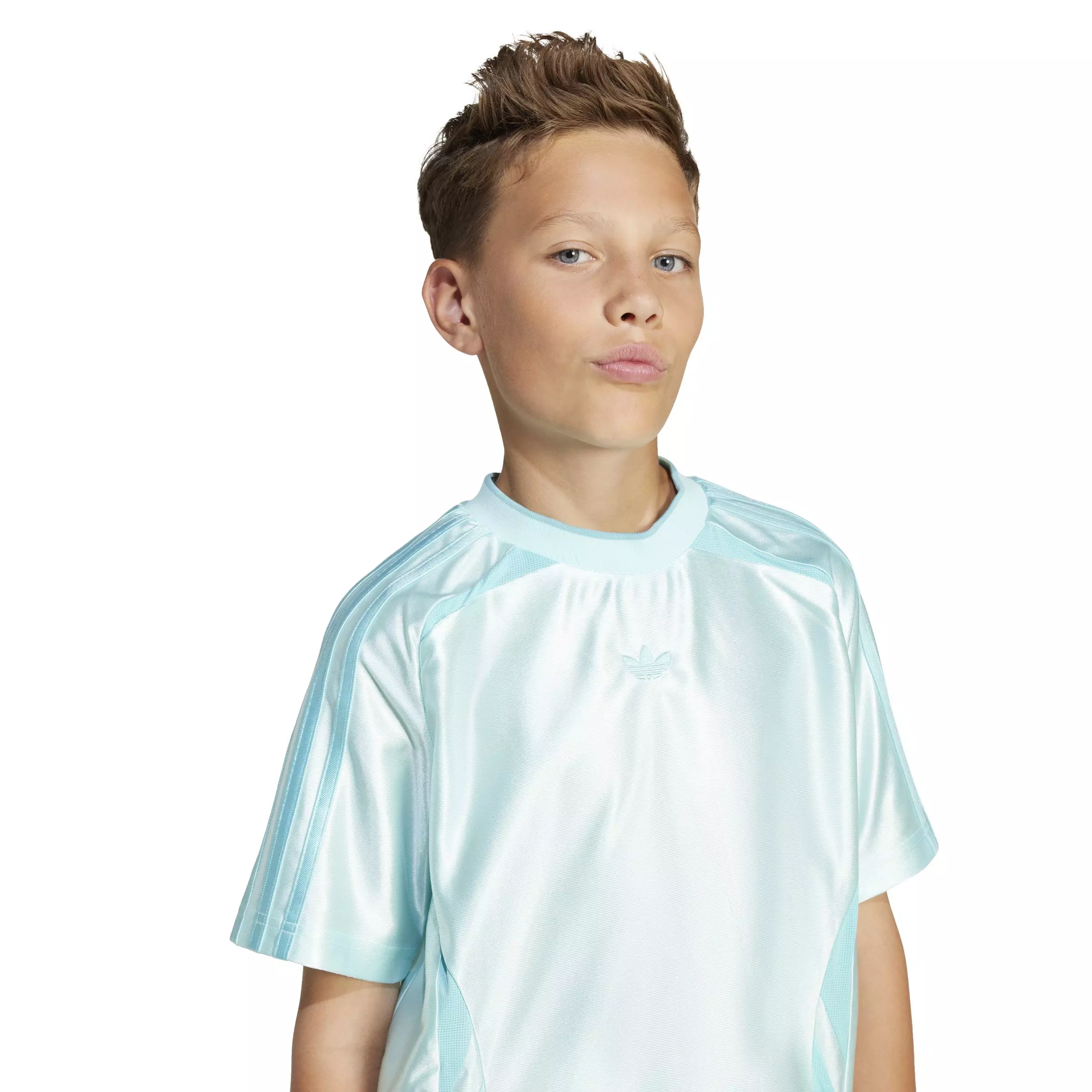 adidas Originals Big Kids' Teamgeist T-Shirt - Blue - BLUE