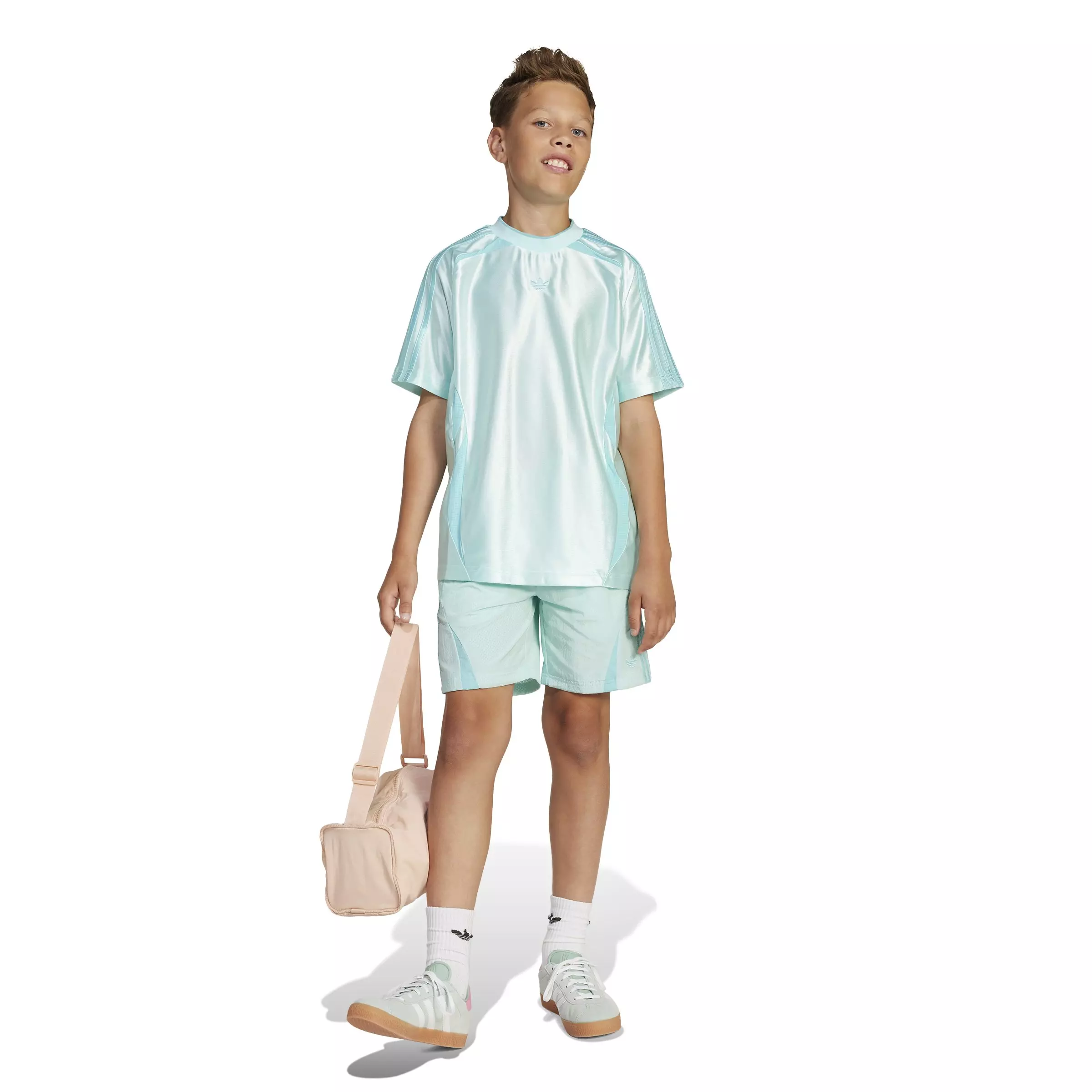 adidas Originals Big Kids' Teamgeist T-Shirt - Blue - BLUE