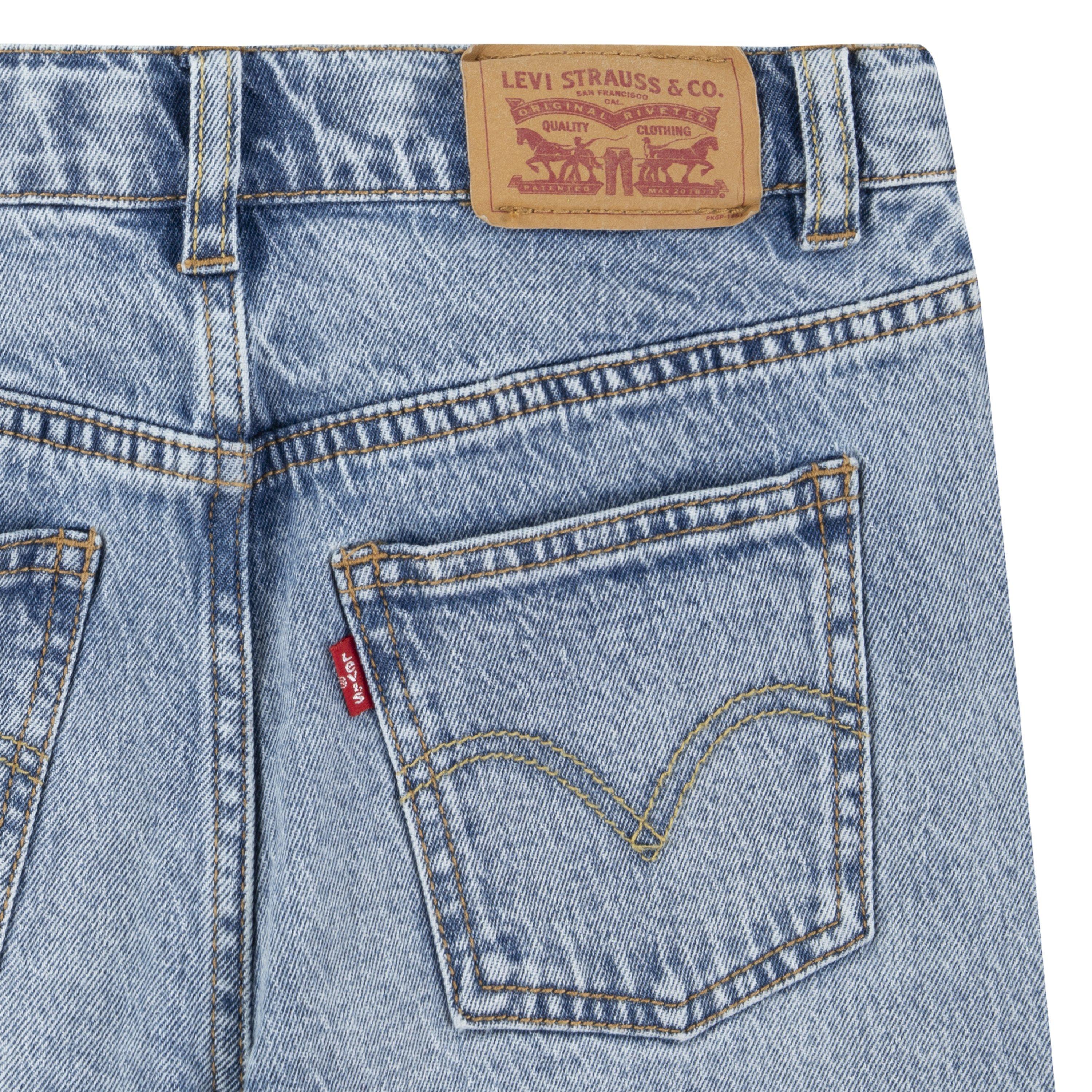 Levi's High Rise Baggy Lt Wash Big Girls' Lt Blue Denim Jeans