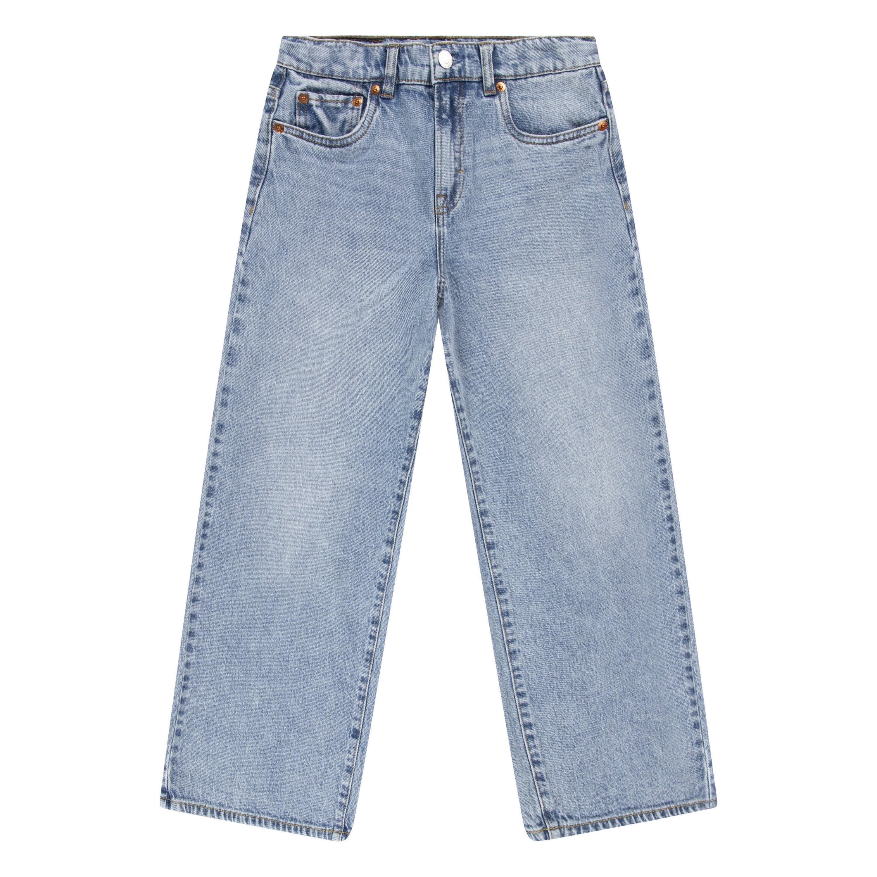 Levi's Big Girls' High Rise Baggy Lt Wash Light Blue Denim Jeans - LT BLUE Thumbnail View 8