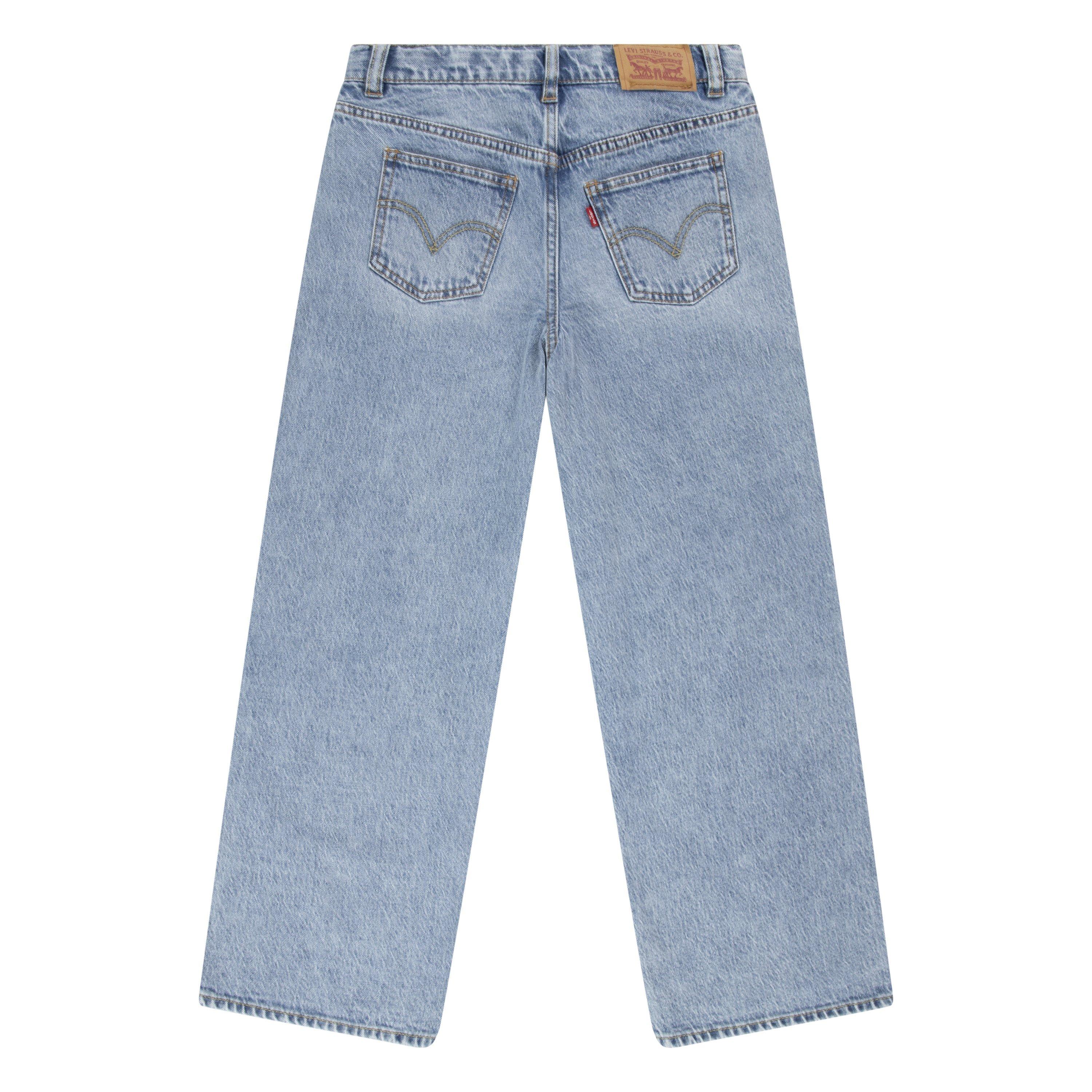 Levi's Big Girls' High Rise Baggy Lt Wash Light Blue Denim Jeans - LT BLUE Thumbnail View 9