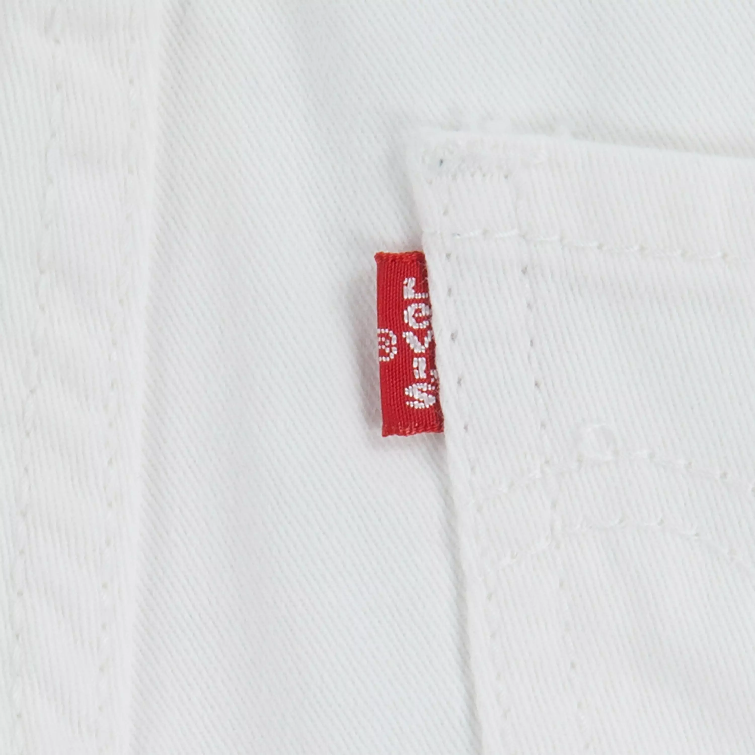 Levi's Infant Girls' Knot Strap White Wash Denim Shortalls - WHITE