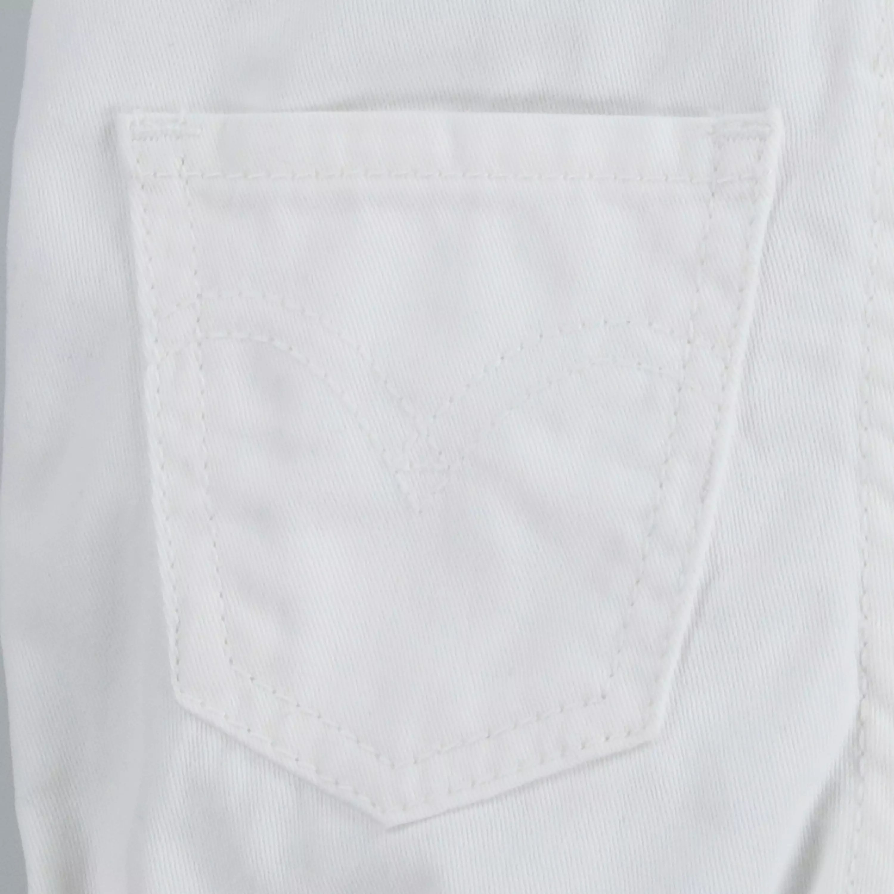 Levi's Infant Girls' Knot Strap White Wash Denim Shortalls - WHITE