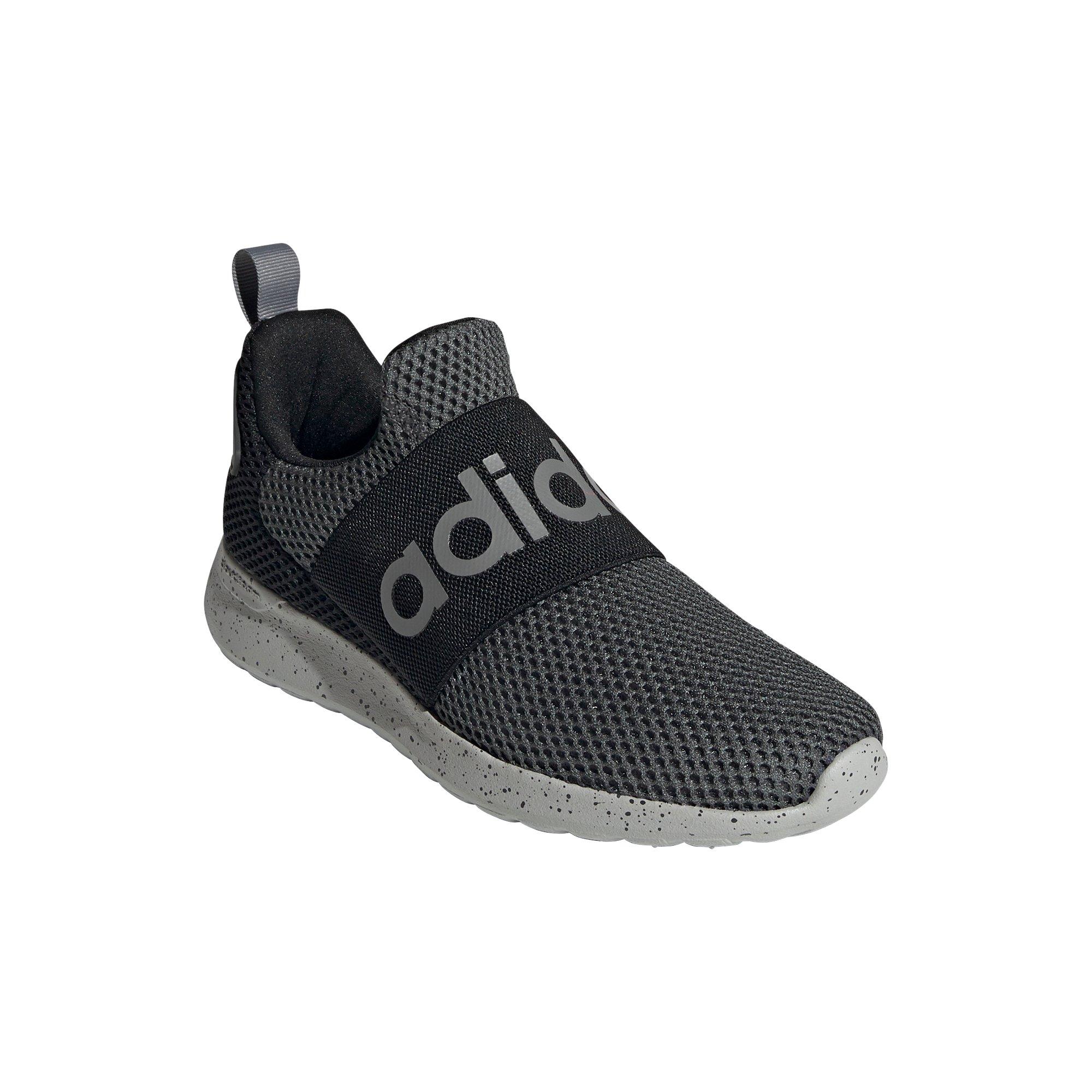 adidas Lite Racer Adapt 4.0 "Grey Six/Core Black" Grade School Boy's Running Shoe - GREY/BLACK Thumbnail View 3