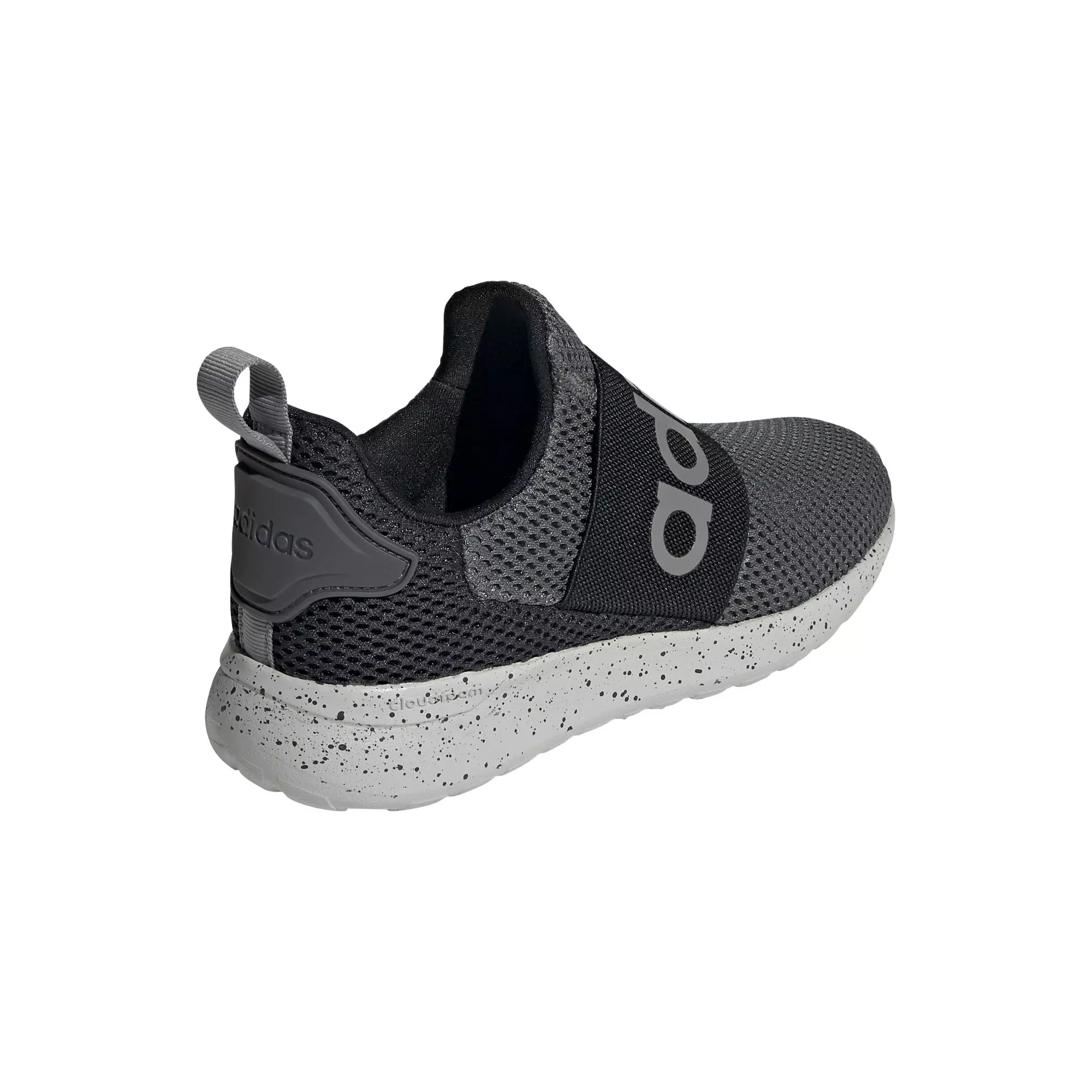 adidas Lite Racer Adapt 4.0 "Grey Six/Core Black" Grade School Boy's Running Shoe - GREY/BLACK