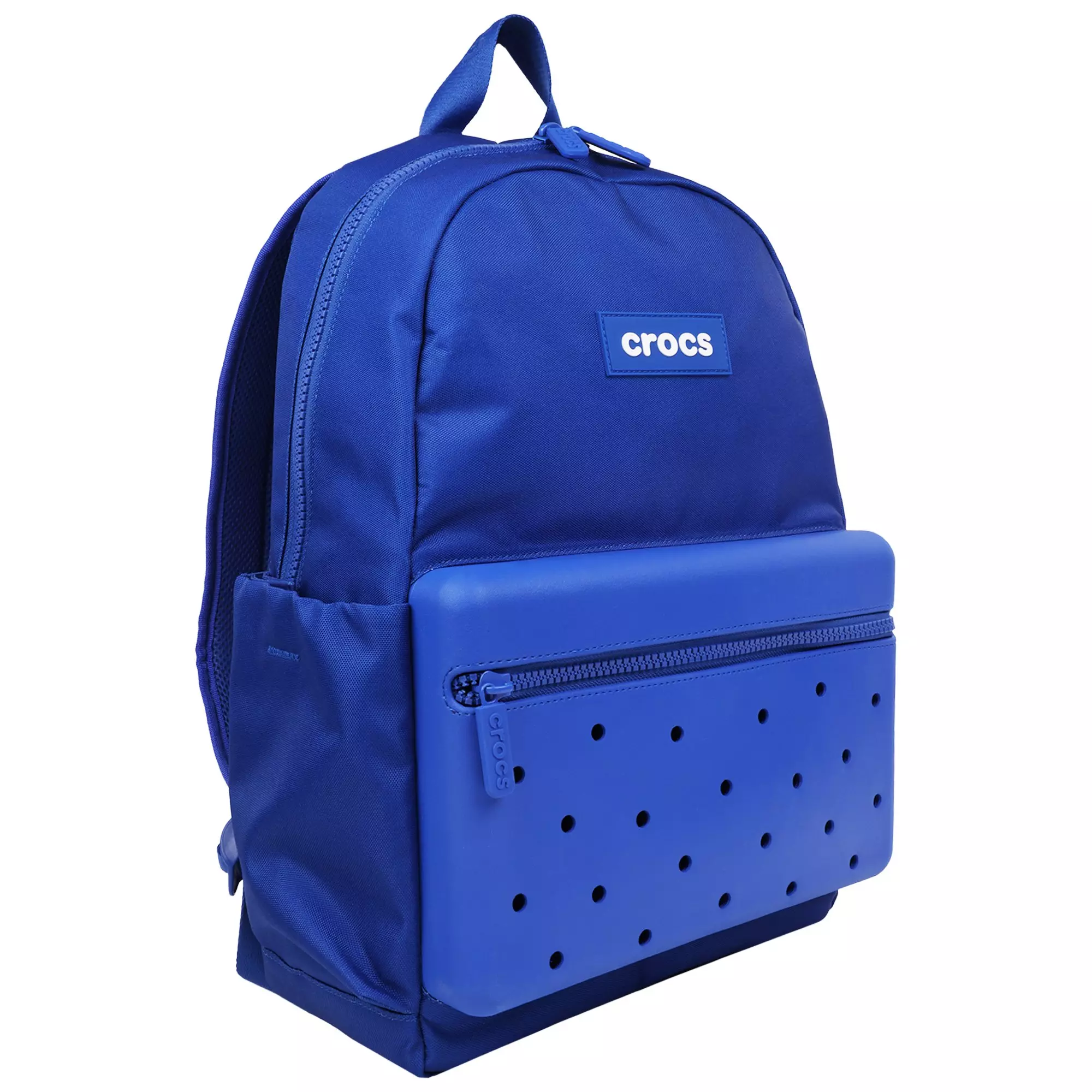 Crocs Lightweight Molded Front Storage Pocket Backpack - Blue Bolt - BLUE