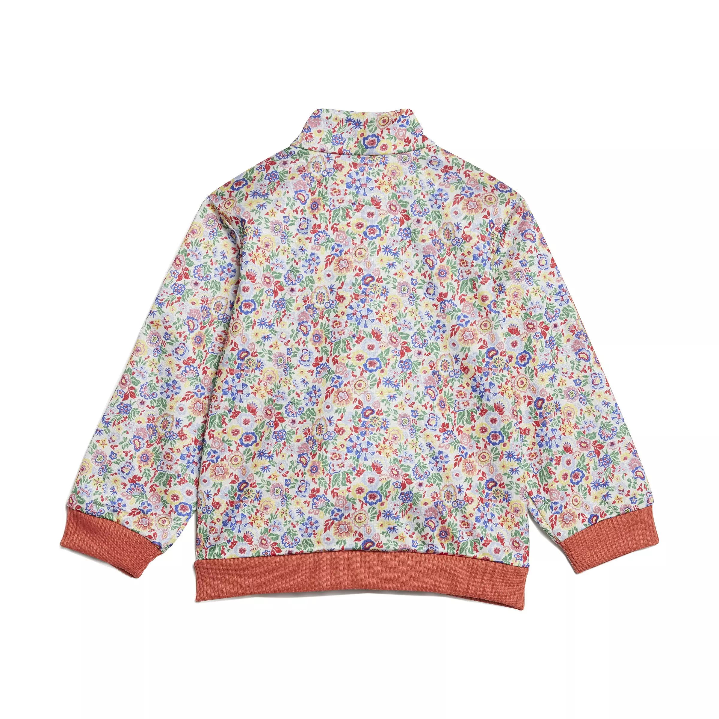 adidas Originals x Liberty London Infant Girls' Firebird Tracksuit -Peach/Multi - PEACH/MULTI