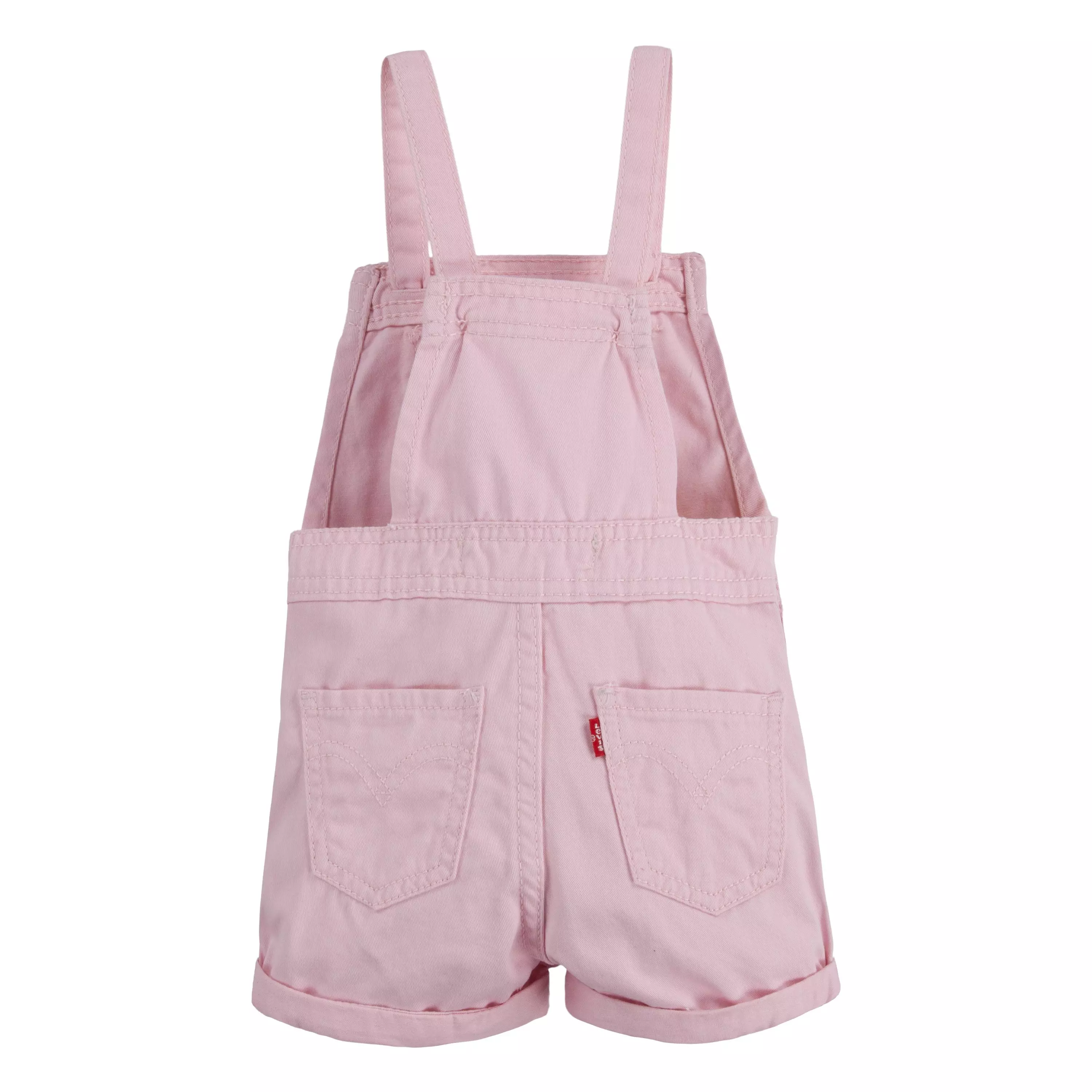 Levi's Infant Girls' Knot Strap Wash Denim Shortalls - Pink - PINK