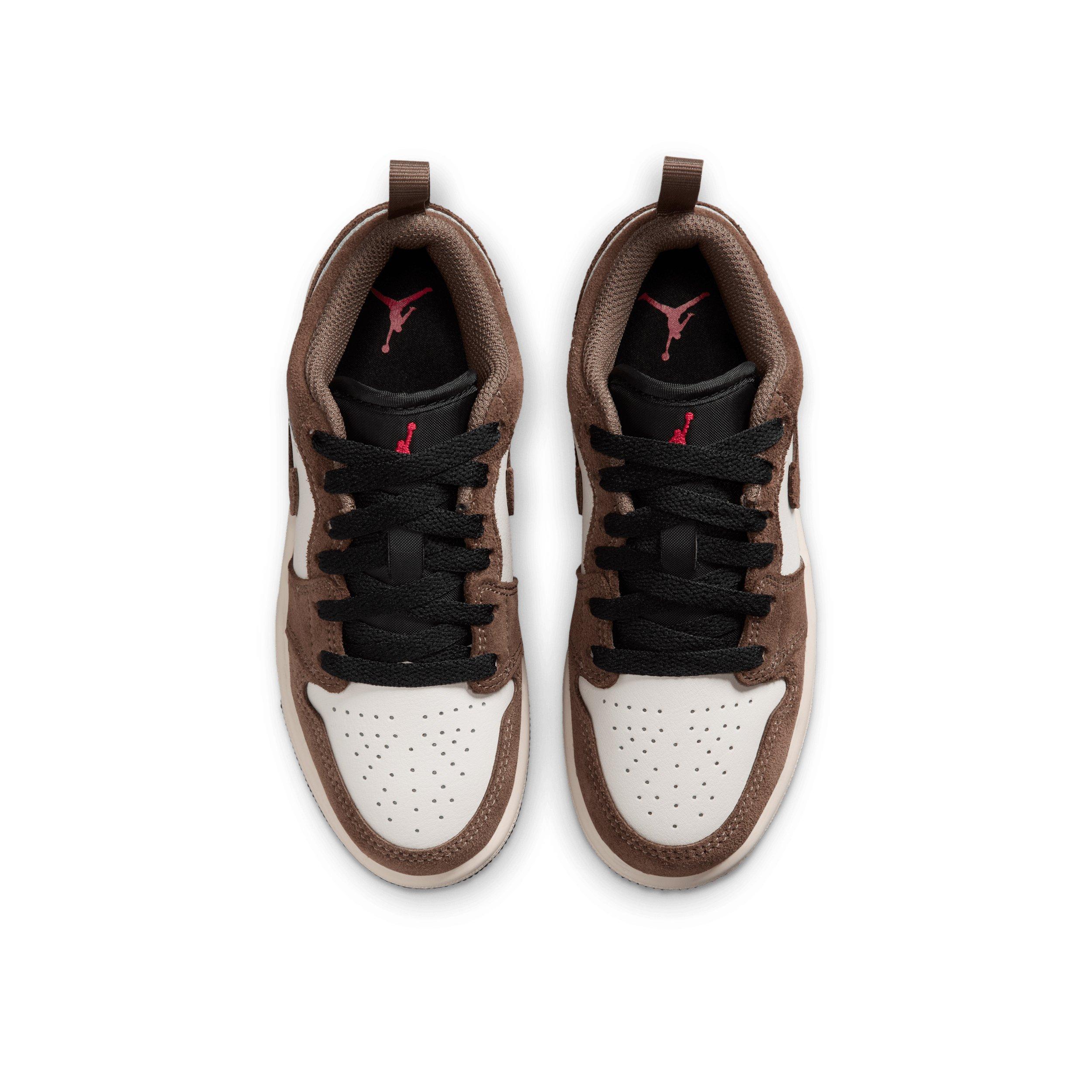 Jordan 1 Low Preschool Boys' "Palomino/Phantom/Sail/Black" Shoe