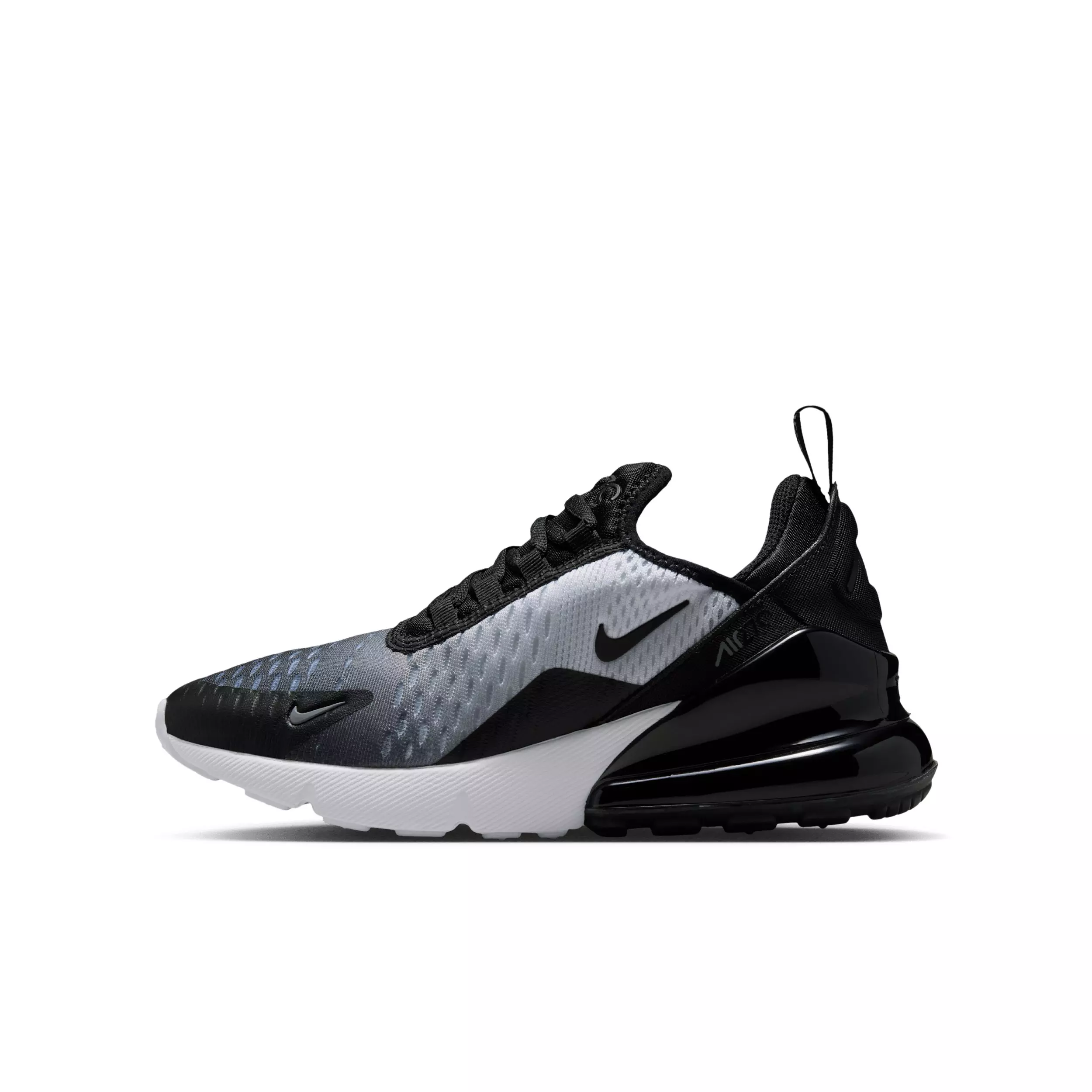 Nike Air Max 270 "Black/White/Cool Grey/Black" Grade School Boys' Shoe - BLACK/WHITE/GREY/BLACK