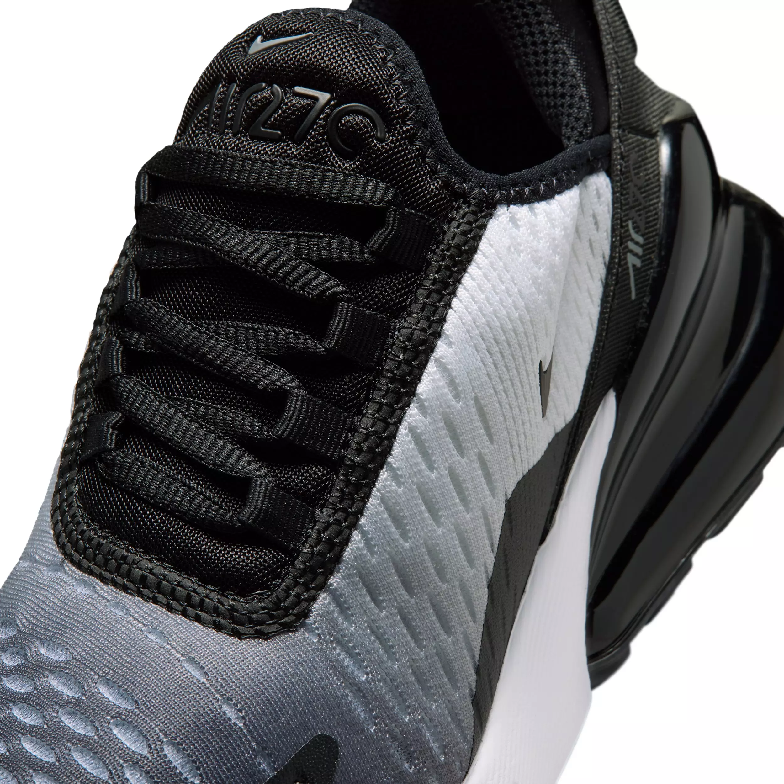 Nike Air Max 270 "Black/White/Cool Grey/Black" Grade School Boys' Shoe - BLACK/WHITE/GREY/BLACK