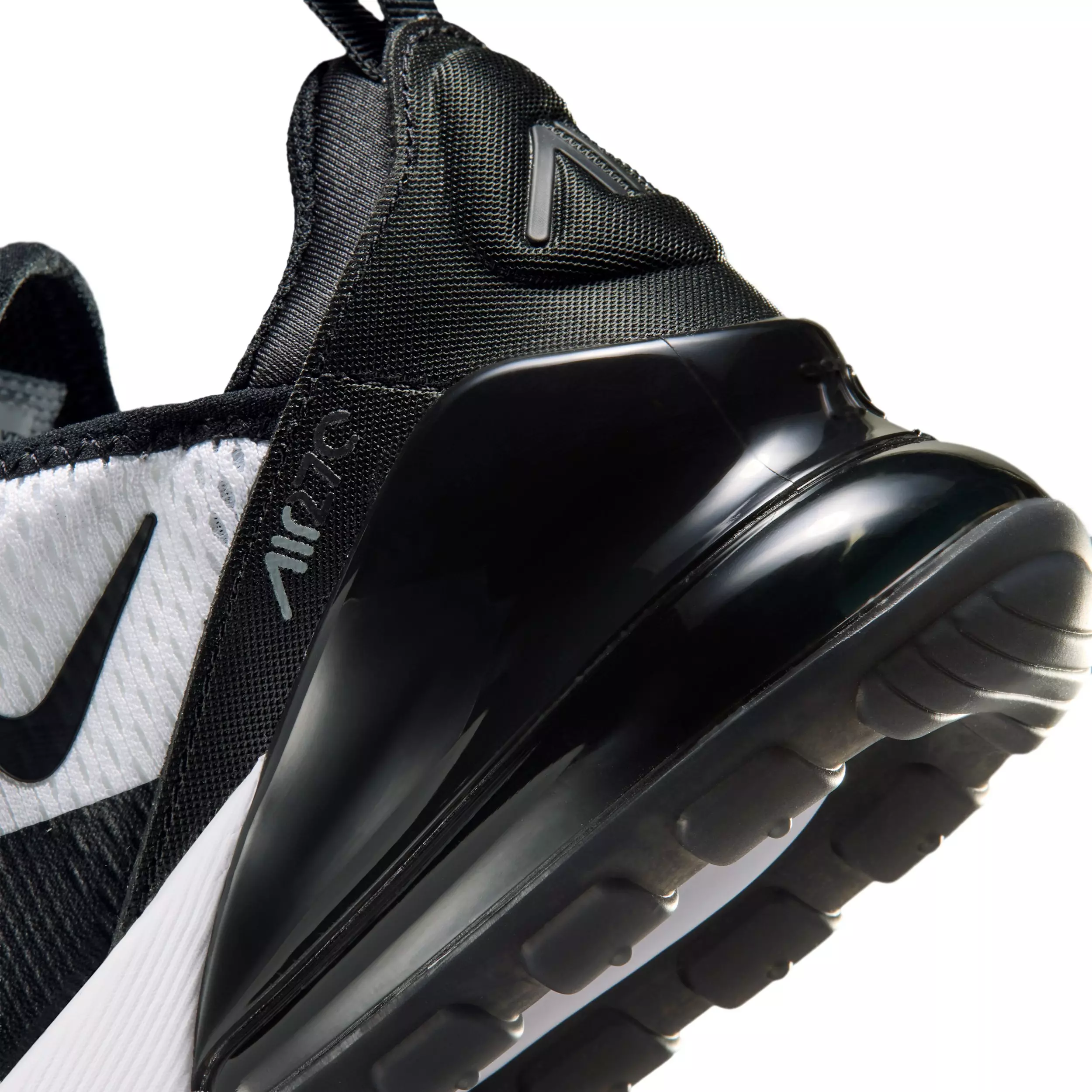 Nike Air Max 270 "Black/White/Cool Grey/Black" Grade School Boys' Shoe - BLACK/WHITE/GREY/BLACK