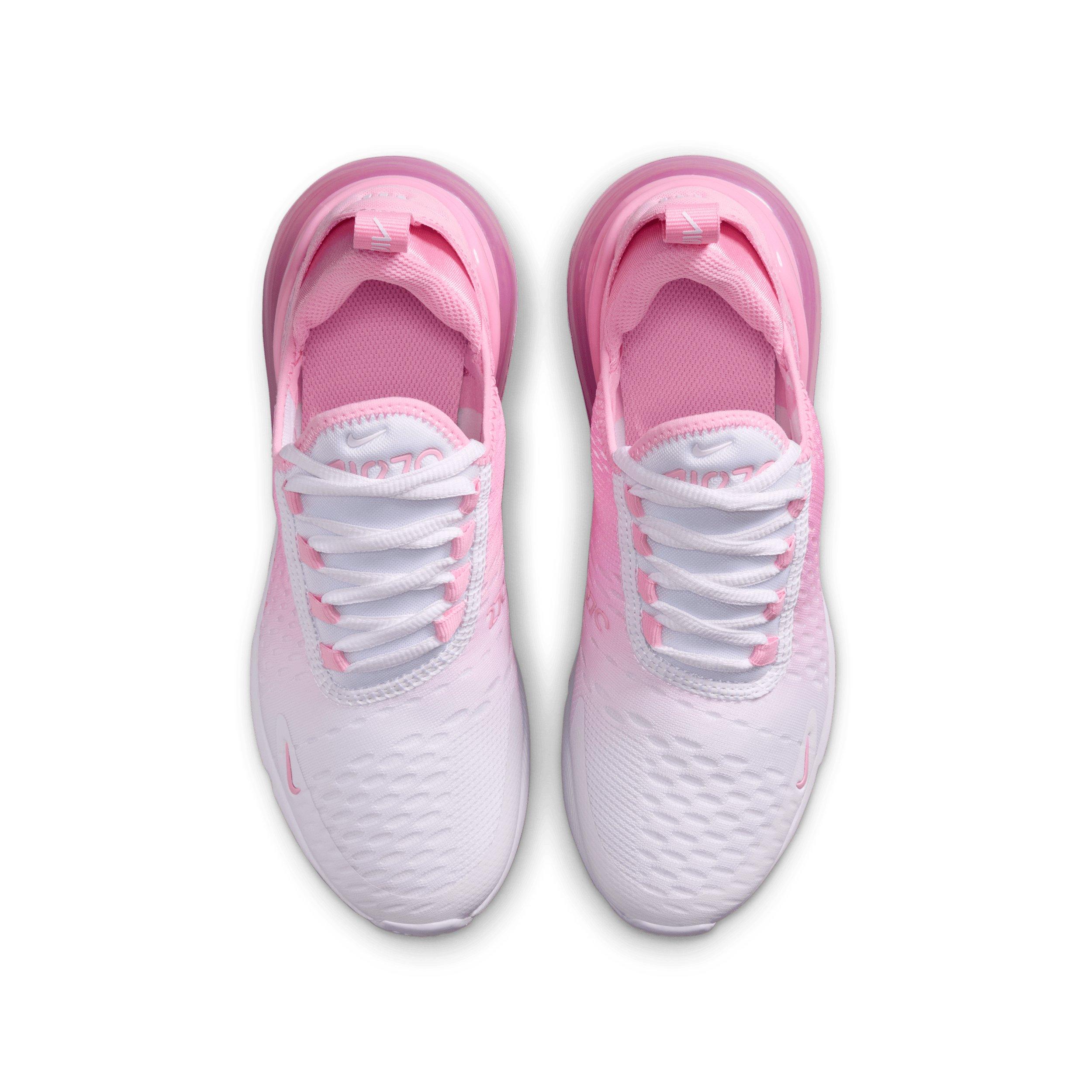 Nike Air Max 270 "Pink Rise/White" Grade School Girls' Shoe - PINK/WHITE Thumbnail View 4