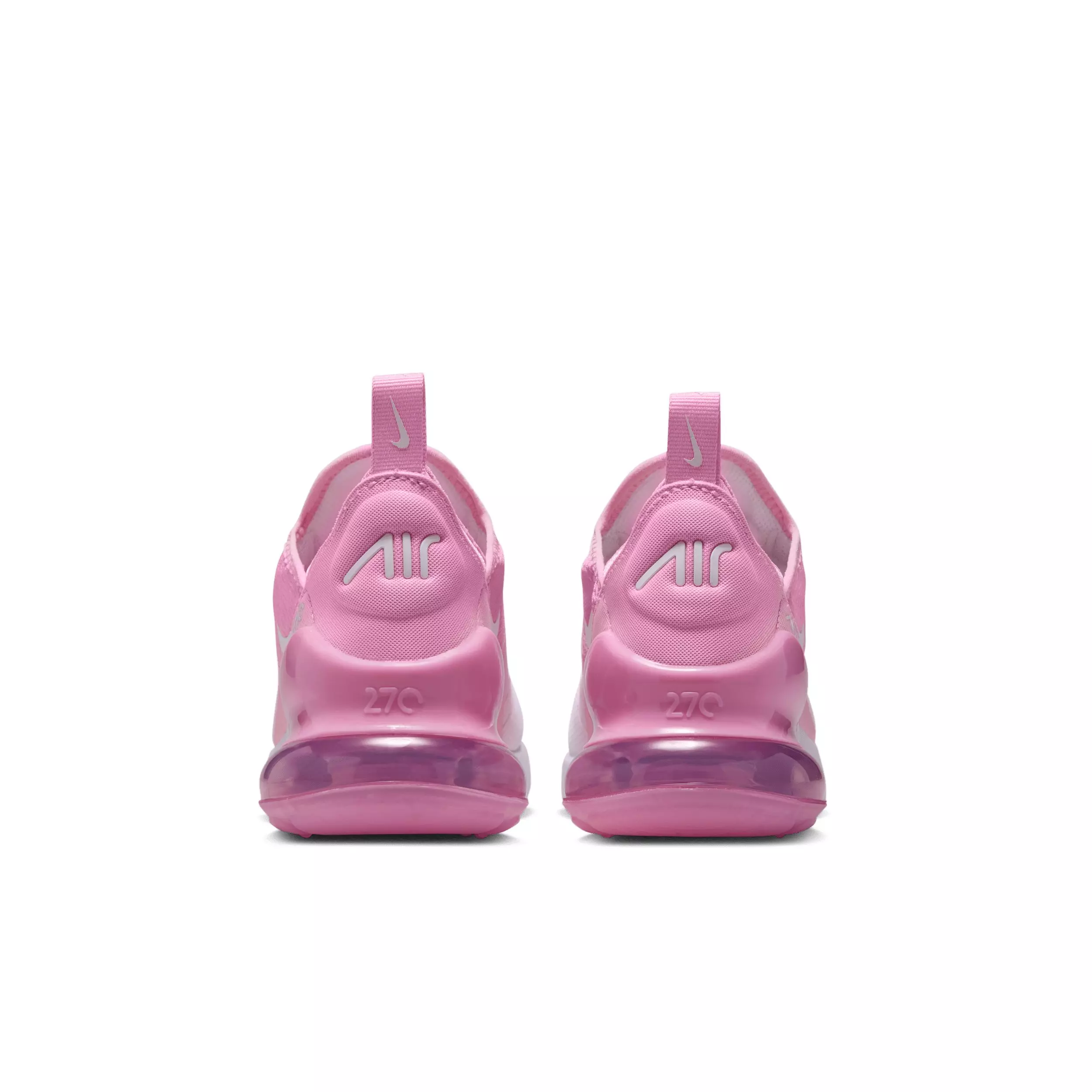 Nike Air Max 270 "Pink Rise/White" Grade School Girls' Shoe - PINK/WHITE