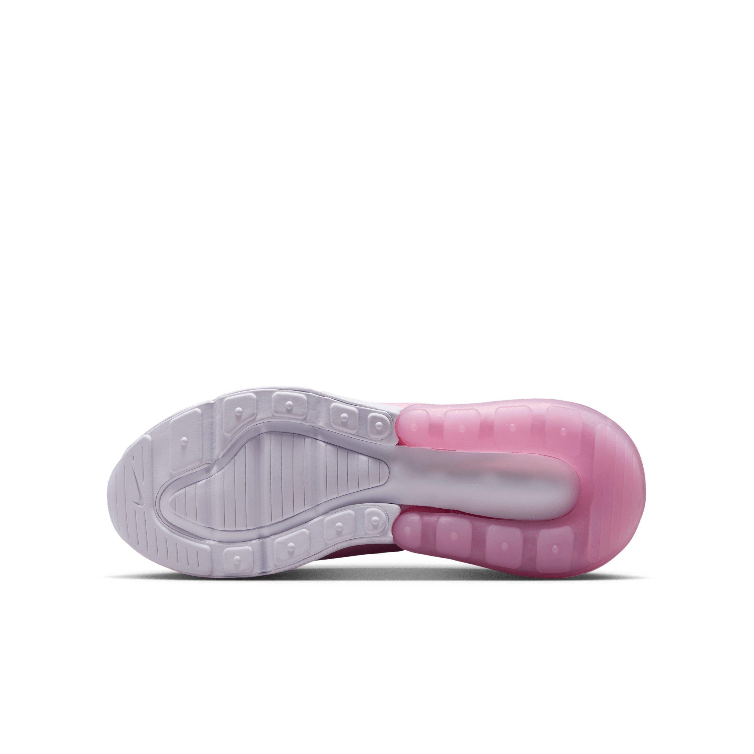 Nike Air Max 270 "Pink Rise/White" Grade School Girls' Shoe - PINK/WHITE Thumbnail View 6