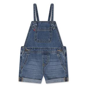 Levi's Infant Girls' Knot Strap Dark Blue Wash Denim Shortalls