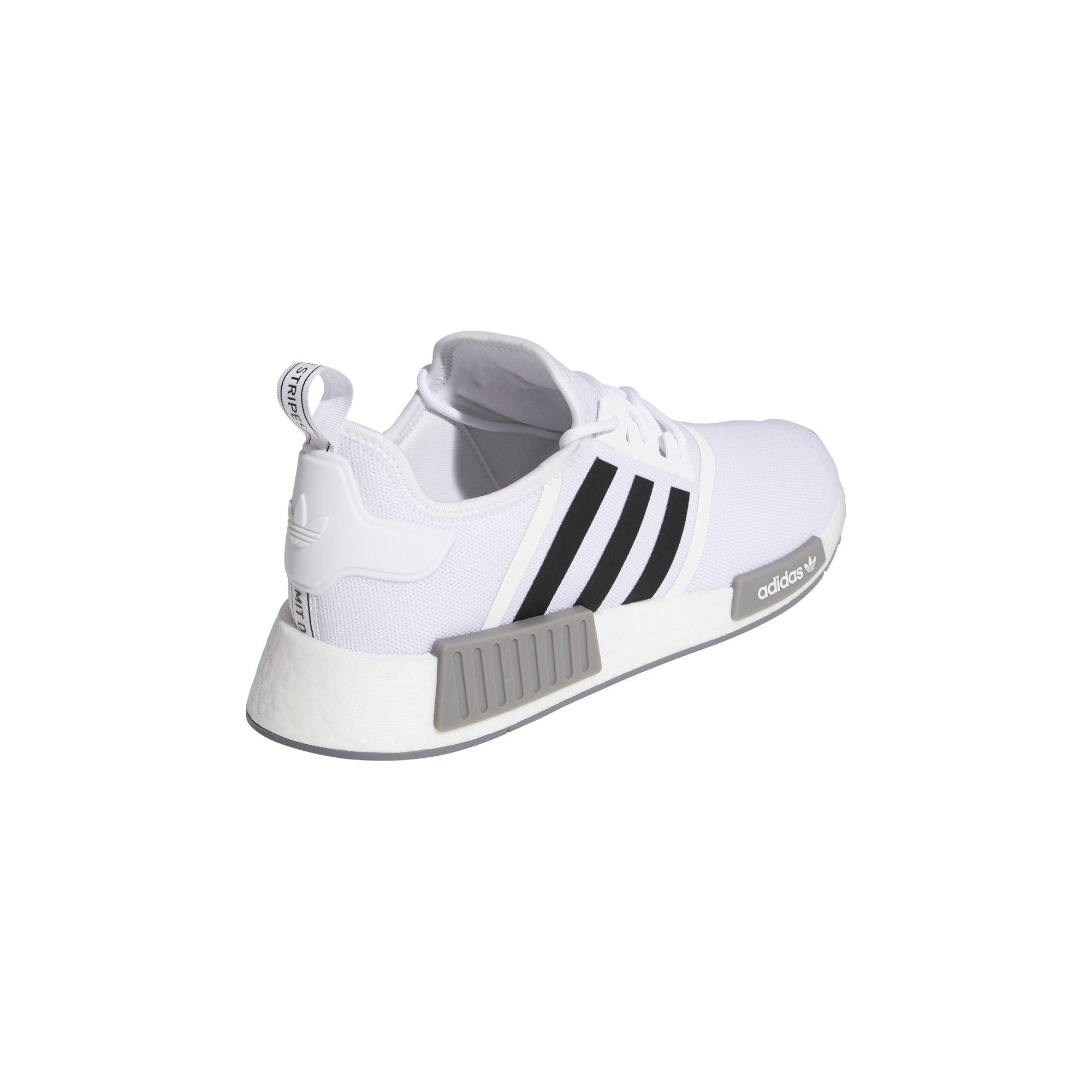 Nmd r1 grey three 2024 cloud white core black