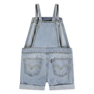 Levi's Infant Girls' Knot Strap Light Blue Wash Denim Shortalls