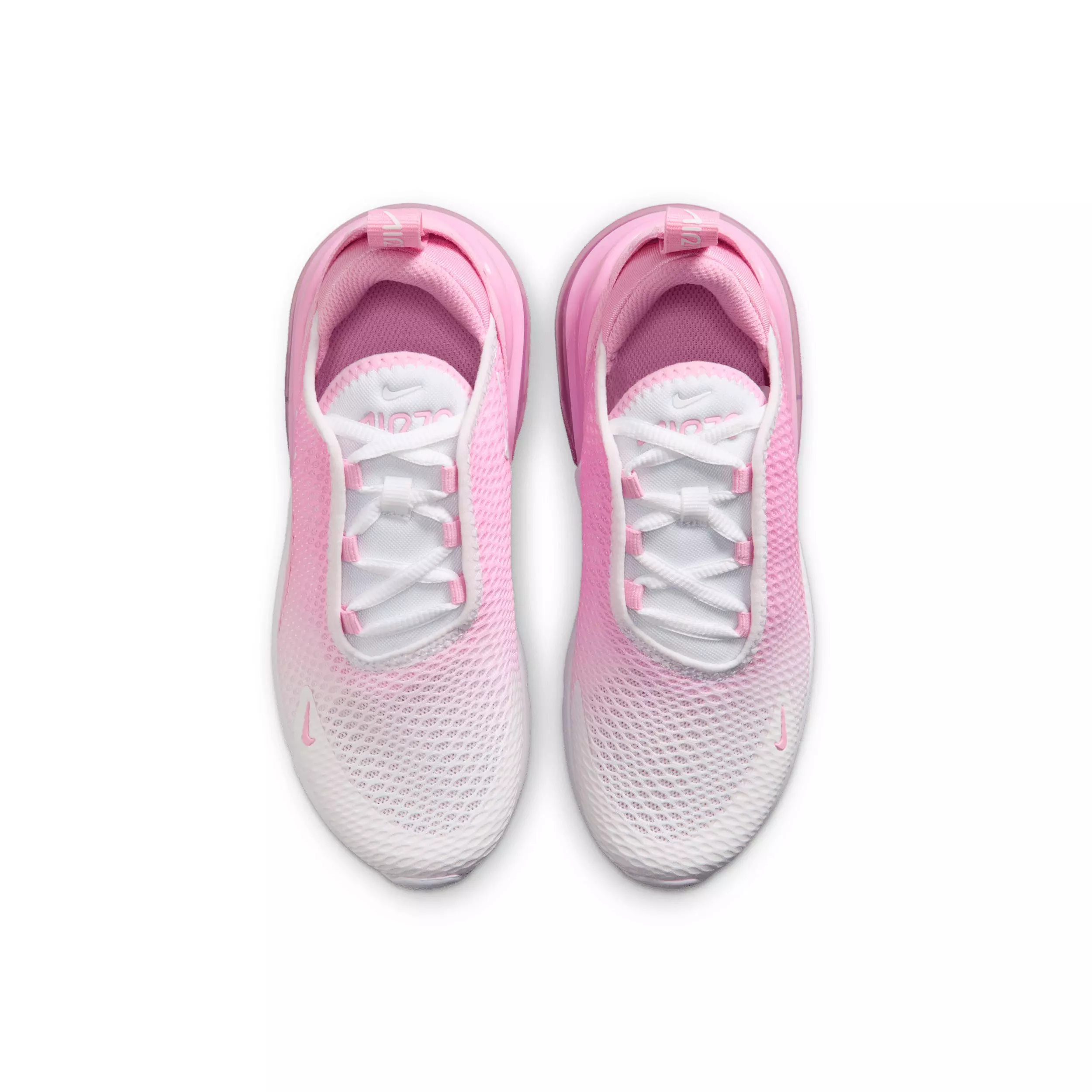 Nike Air Max 270 "Pink Rise/White" Preschool Girls' Shoe - PINK/WHITE