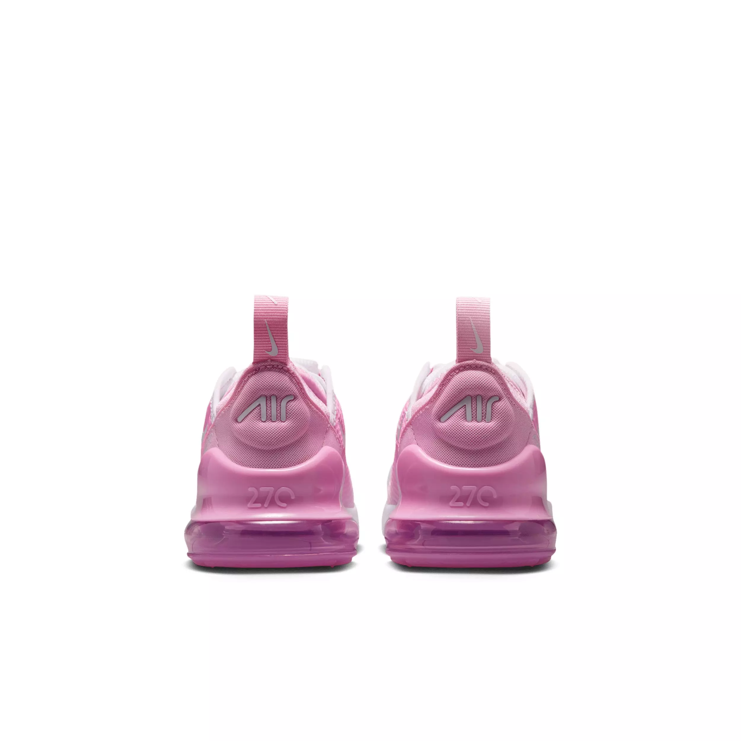 Nike Air Max 270 "Pink Rise/White" Preschool Girls' Shoe - PINK/WHITE