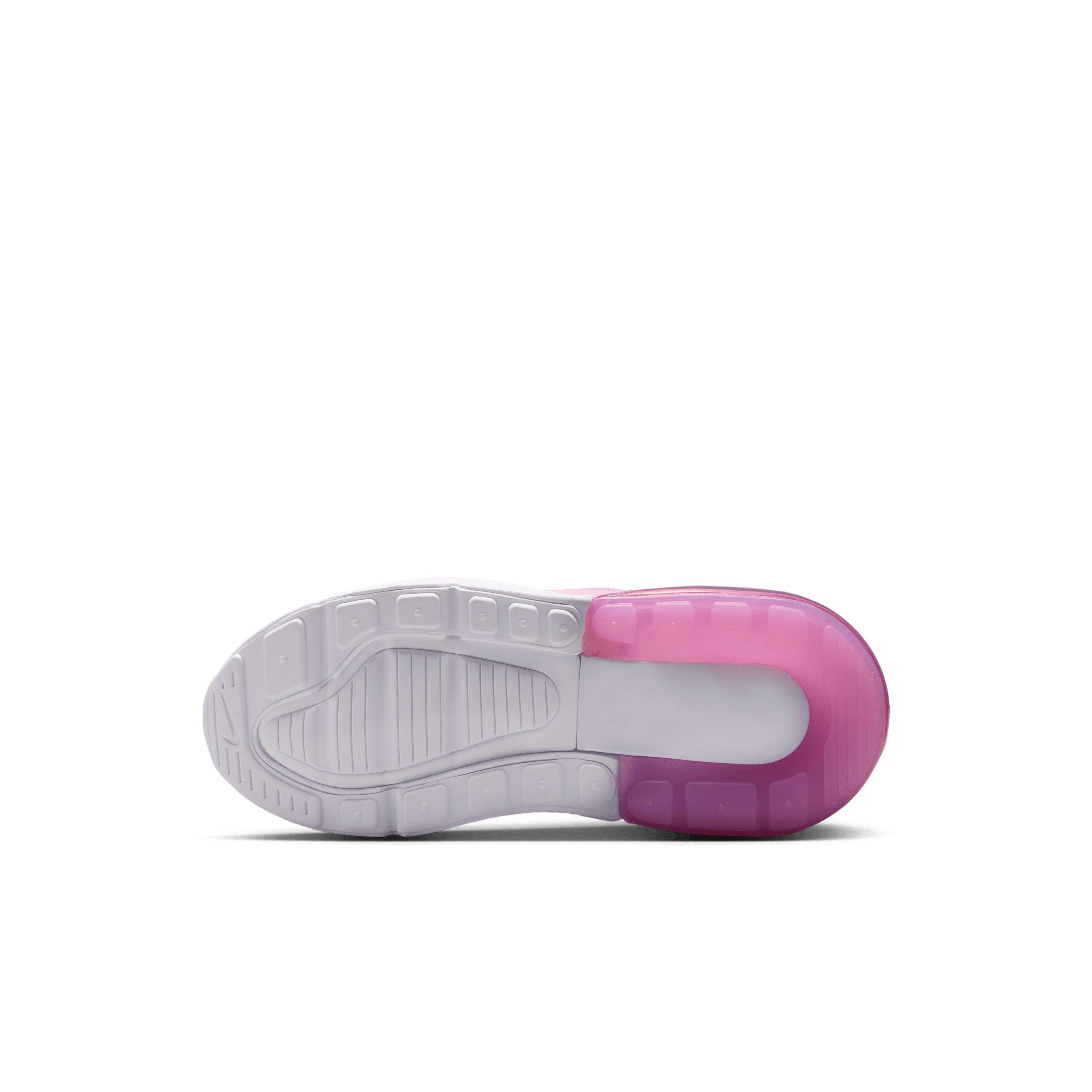 Nike Air Max 270 "Pink Rise/White" Preschool Girls' Shoe - PINK/WHITE Thumbnail View 6