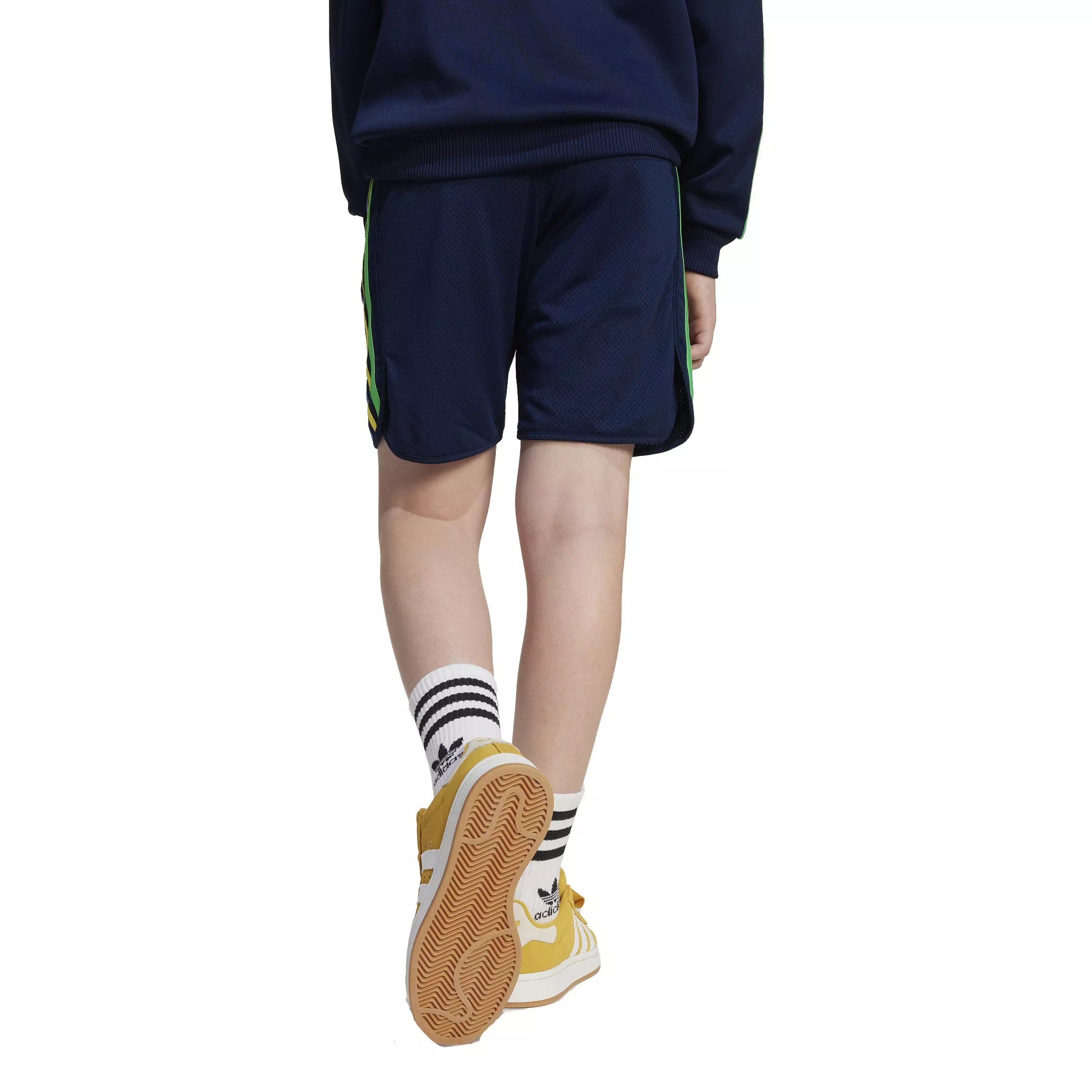 adidas Originals Big Kids' Retro Shorts - Blue - BLUE