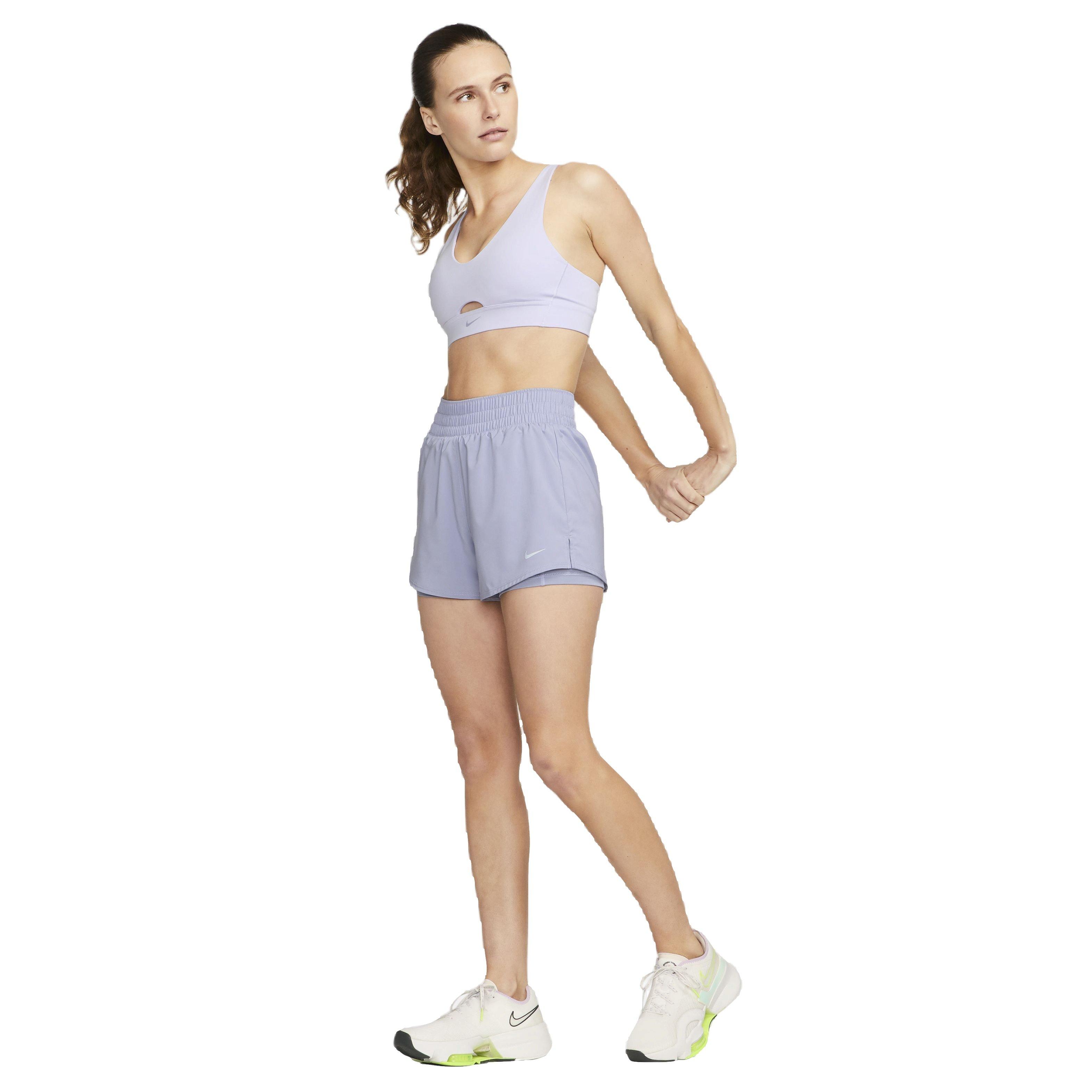 Buy Nike Dri-Fit Indy Plunge Cutout Sports Bras Women Lilac online